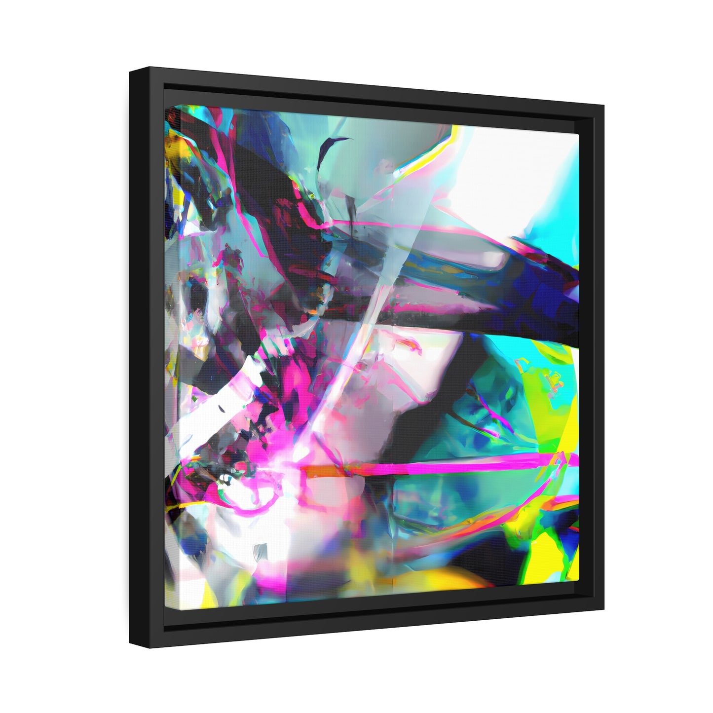 Future Graffiti 9 - on Framed Canvas