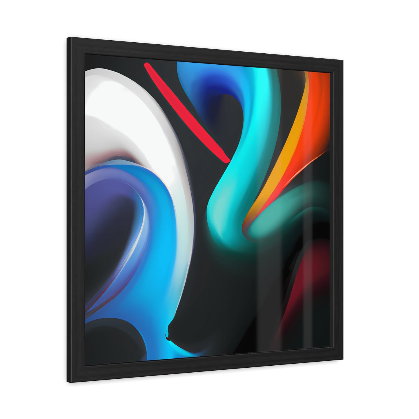 Fabstract 19 - on Framed Print