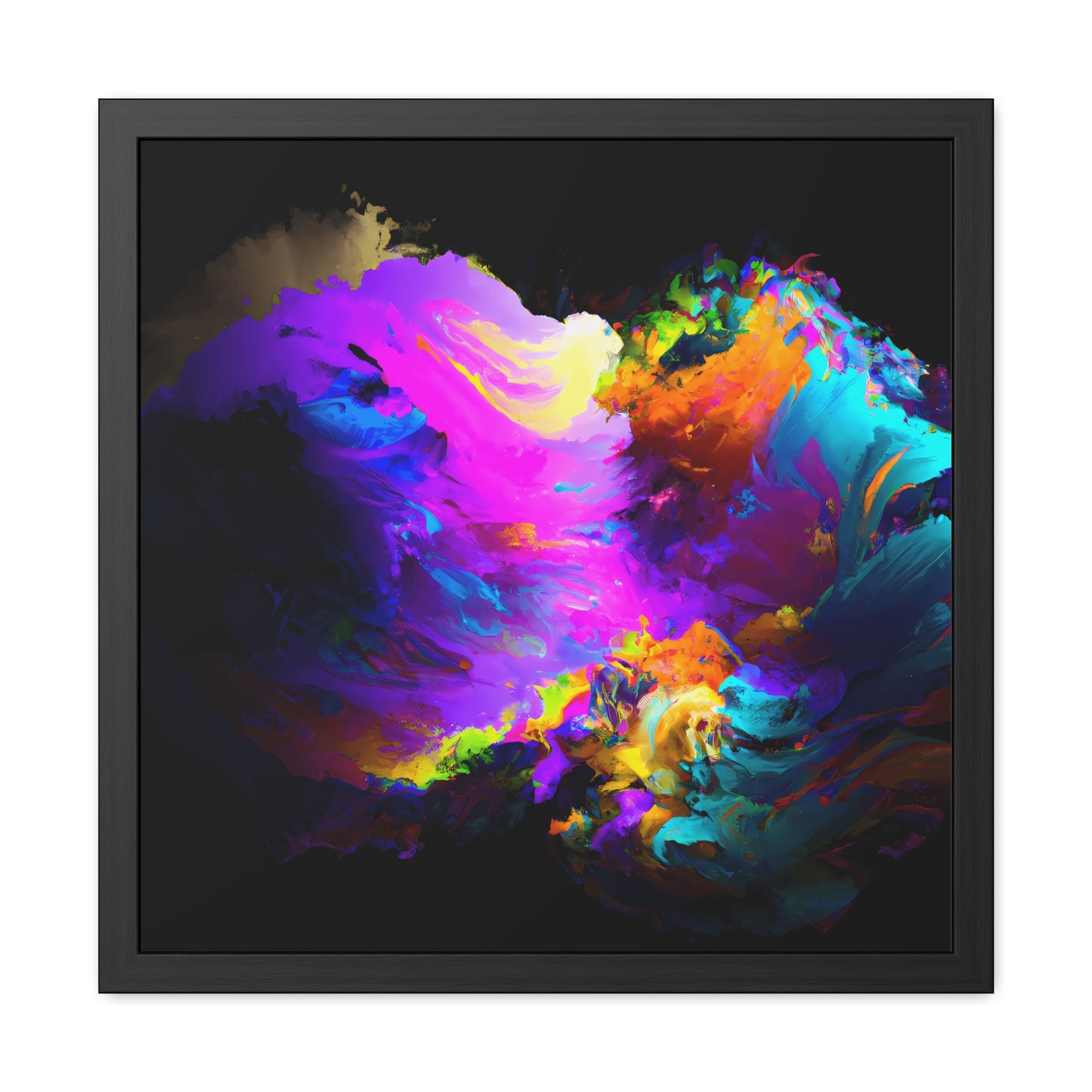 Fabstract 18 - on Framed Print