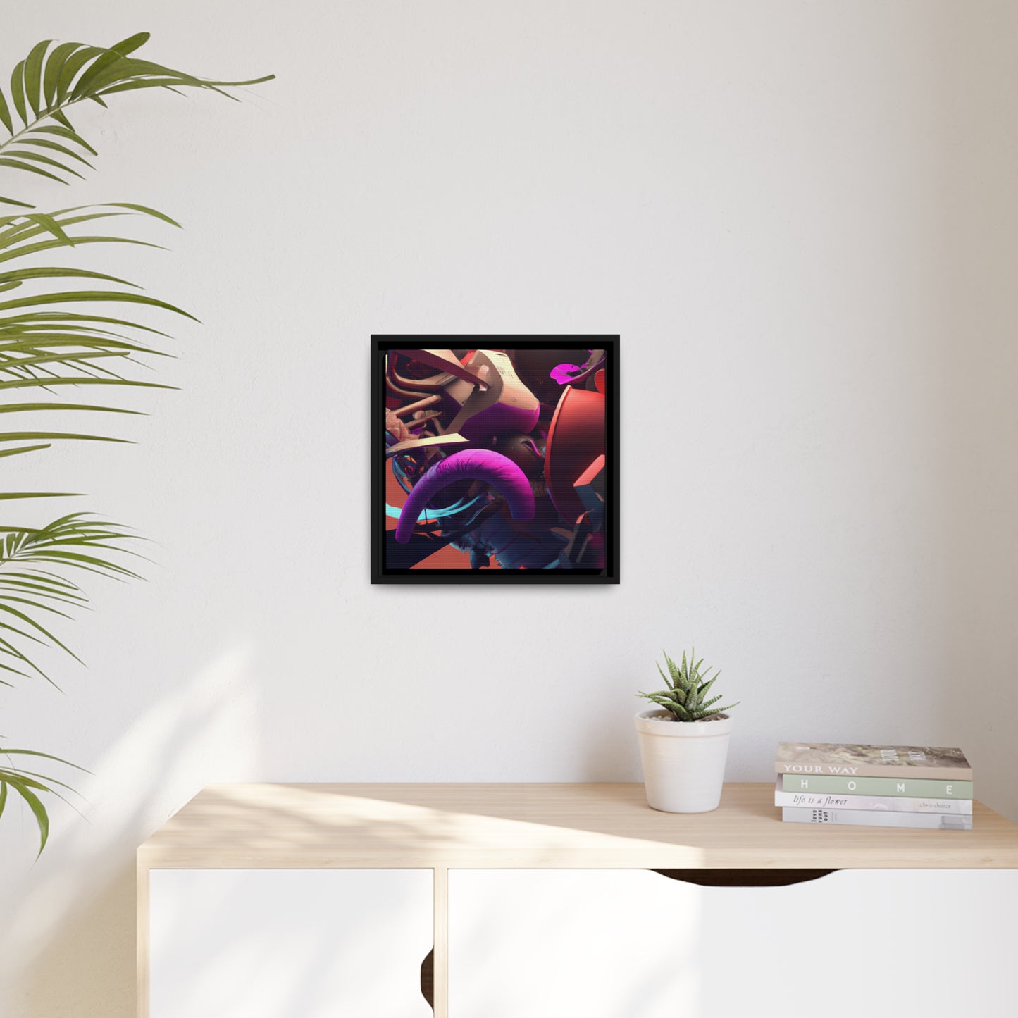 Temporal Flux 3 - on Framed Canvas