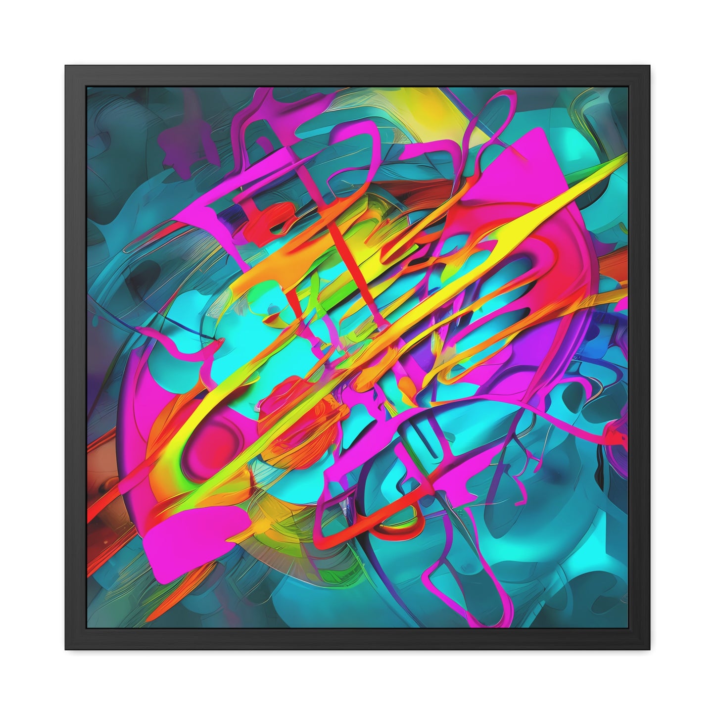 Fabstract 74 - on Framed Print