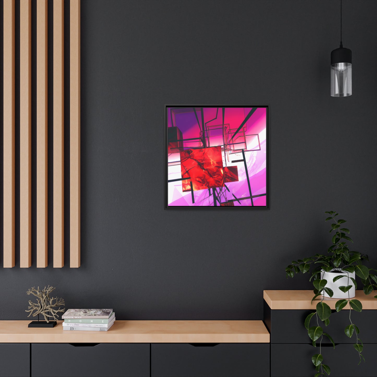 Temporal Flux 8 - on Framed Canvas