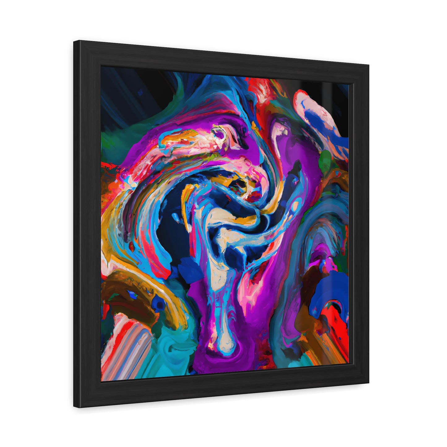 Fabstract 84 - on Framed Print