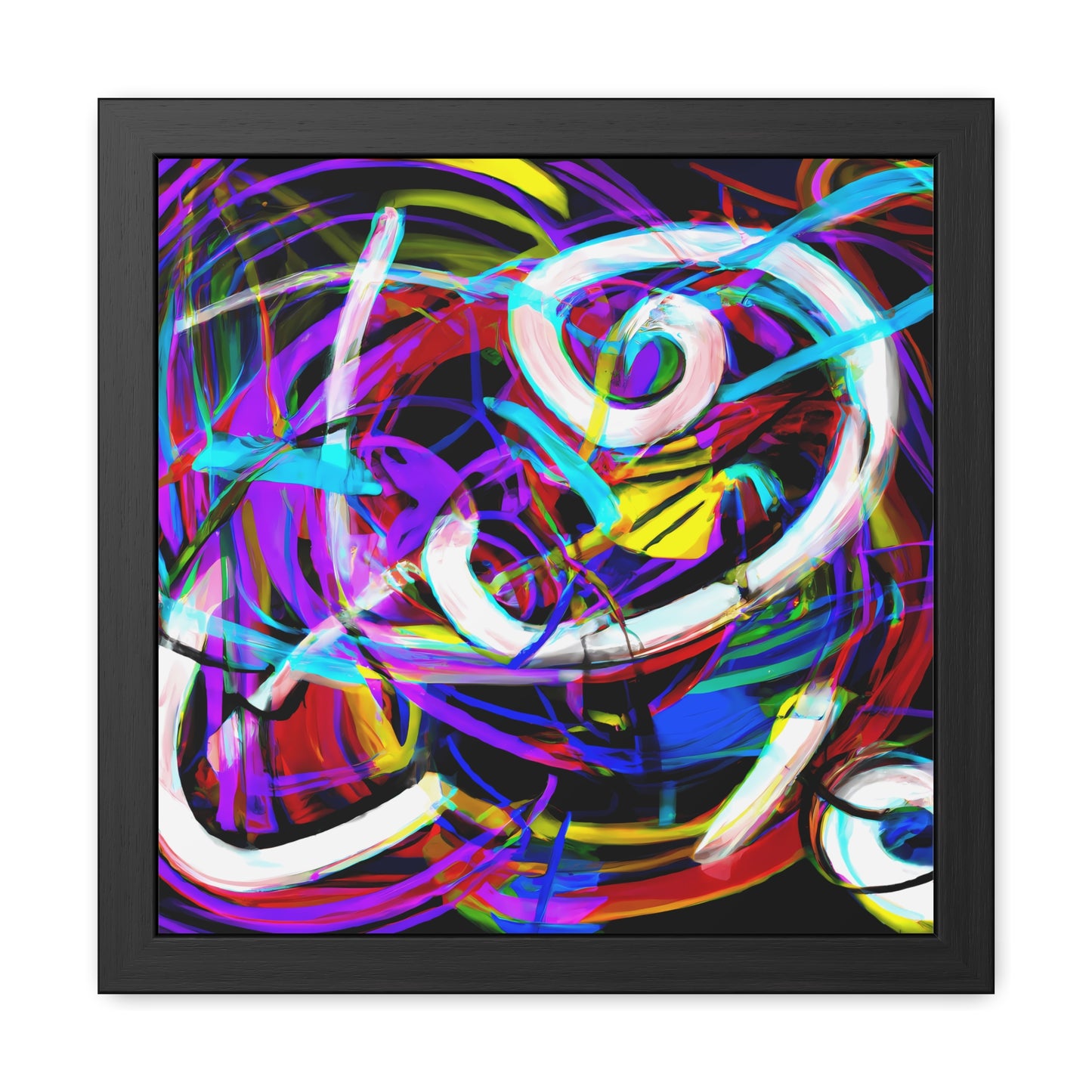 Fabstract 55 - on Framed Print