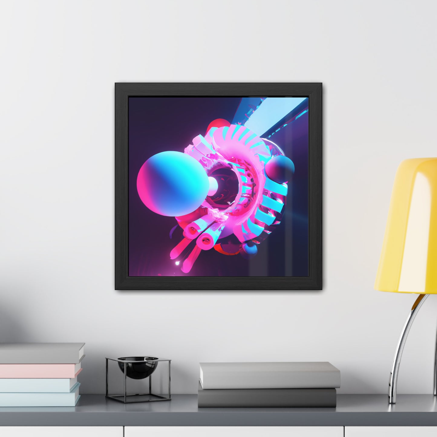 Temporal Flux 5 - on Framed Print