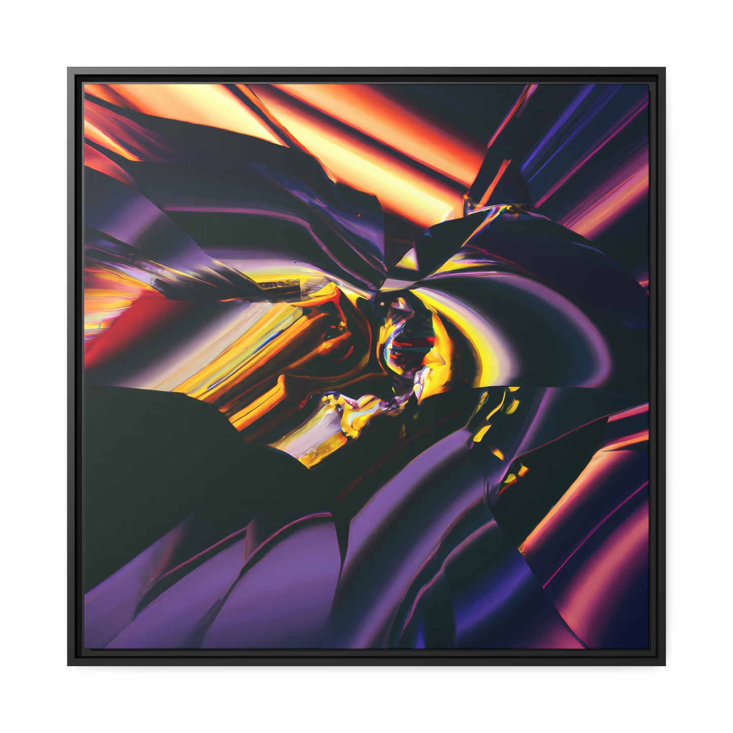 Temporal Flux 16 - on Framed Canvas