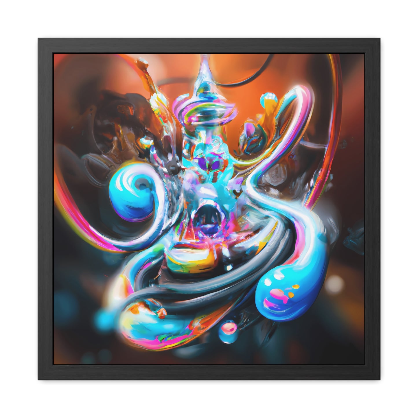 Fabstract 78 - on Framed Print