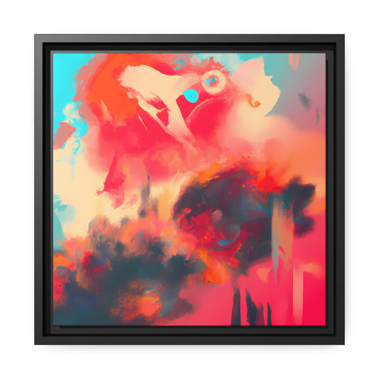 Fabstract 48 - on Framed Canvas