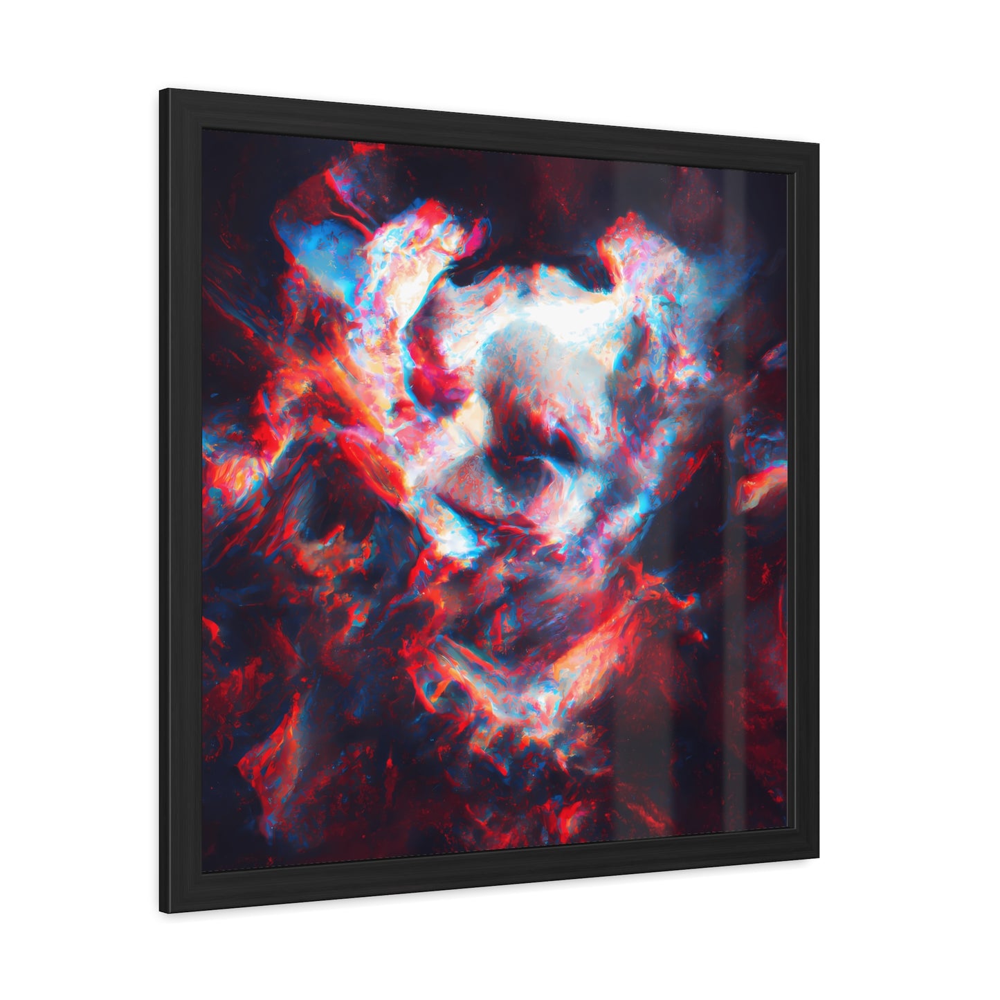 Fabstract 102 - on Framed Print