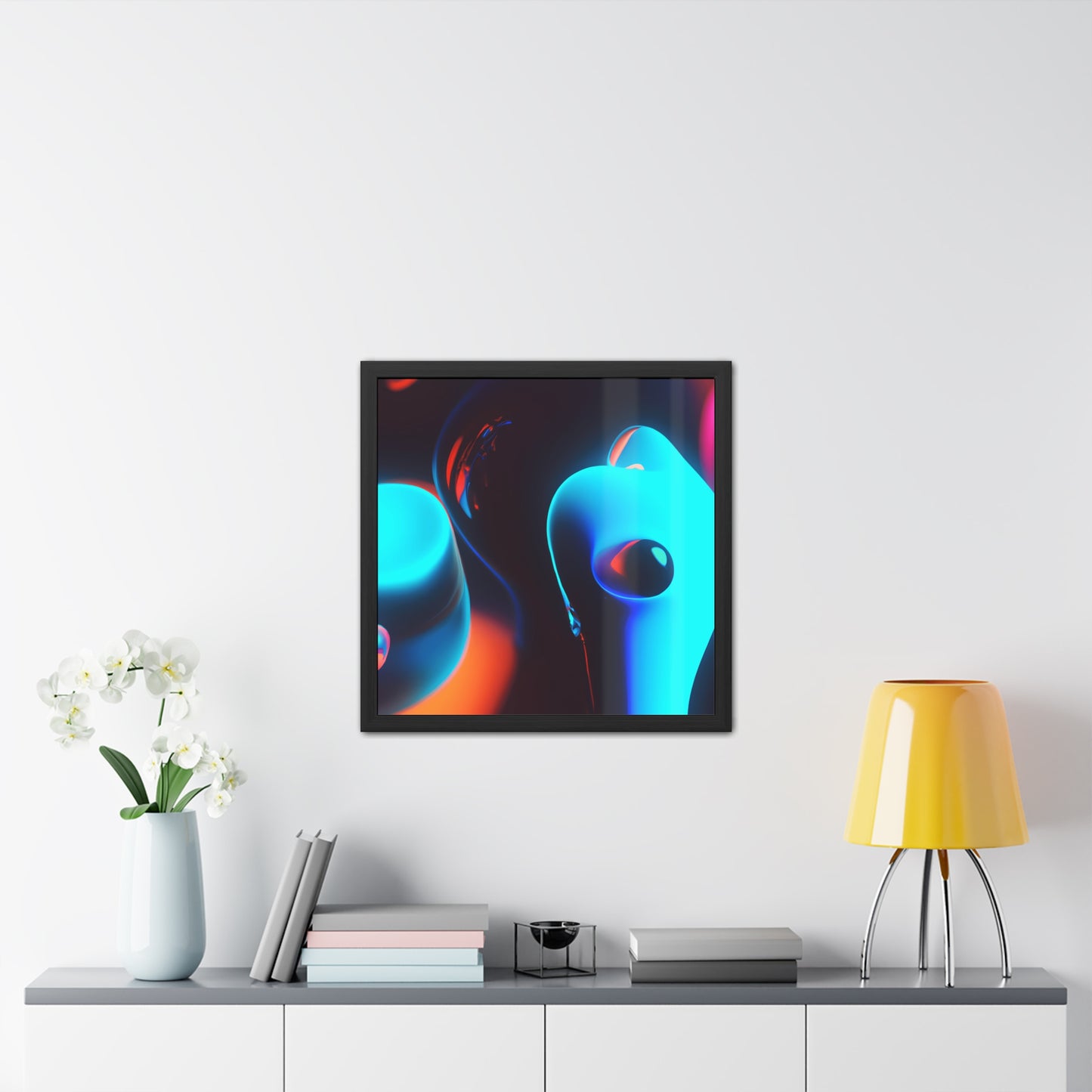 Fabstract 22 - on Framed Print