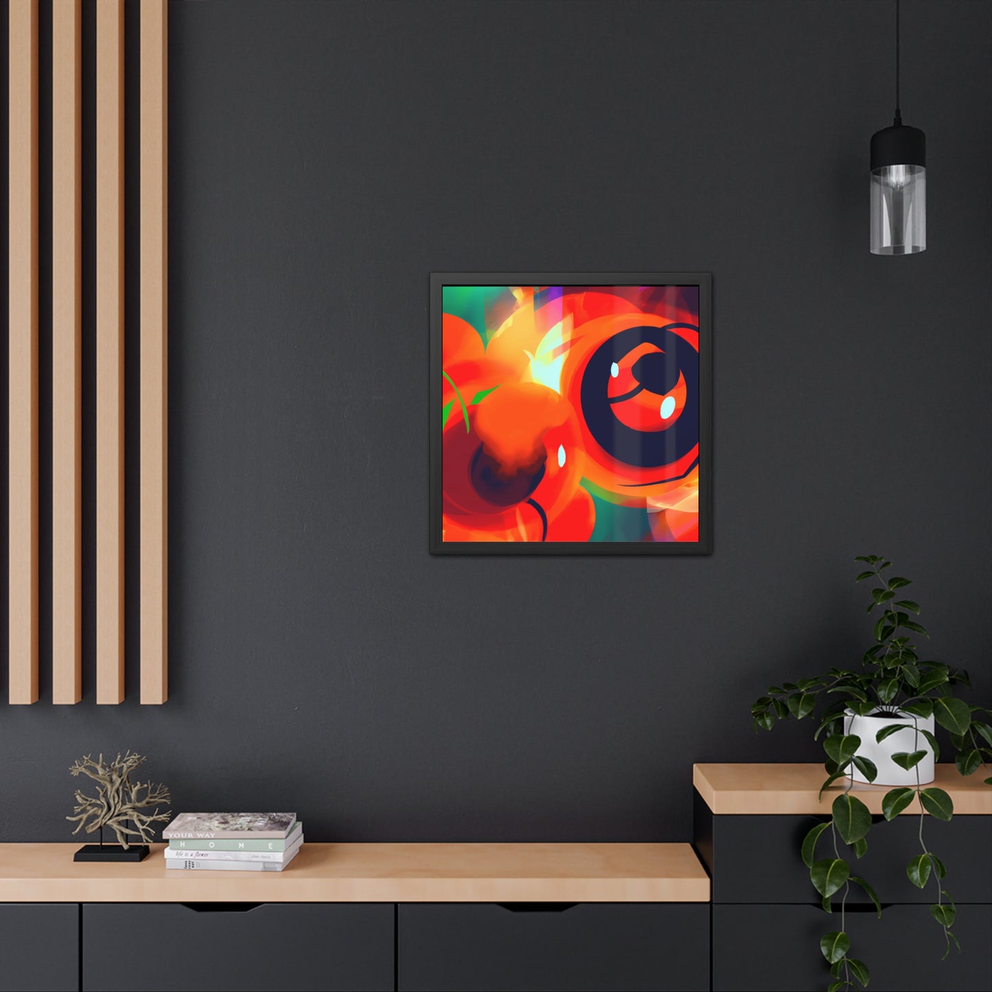 Fabstract 7 - on Framed Print