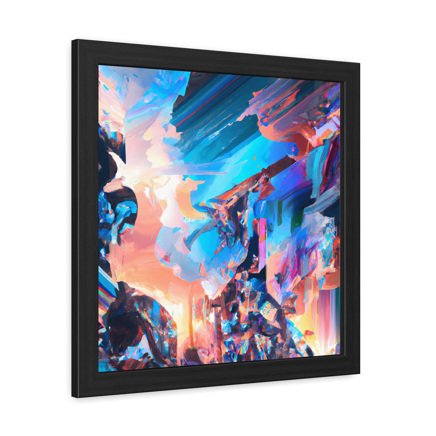 Temporal Flux 14 - on Framed Print