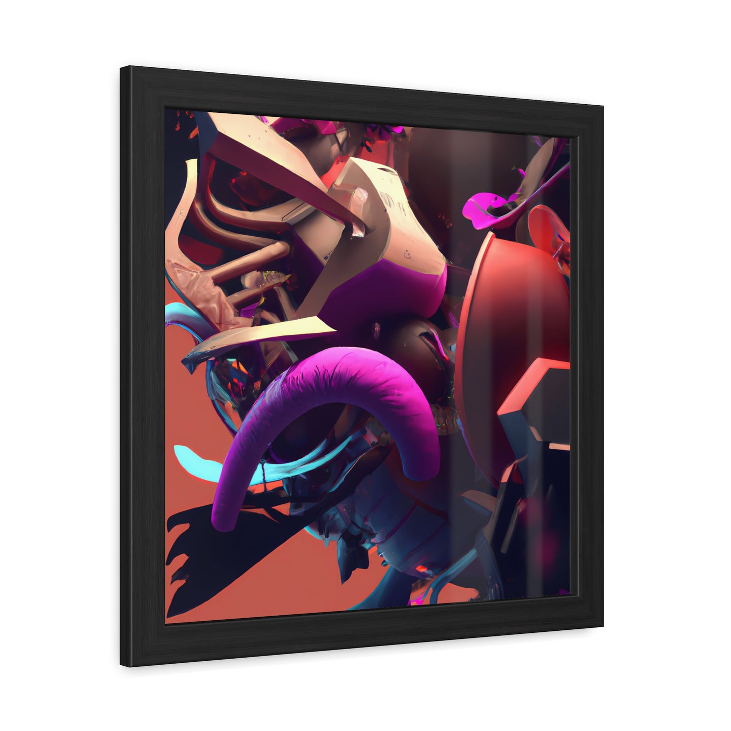 Temporal Flux 13 - on Framed Print