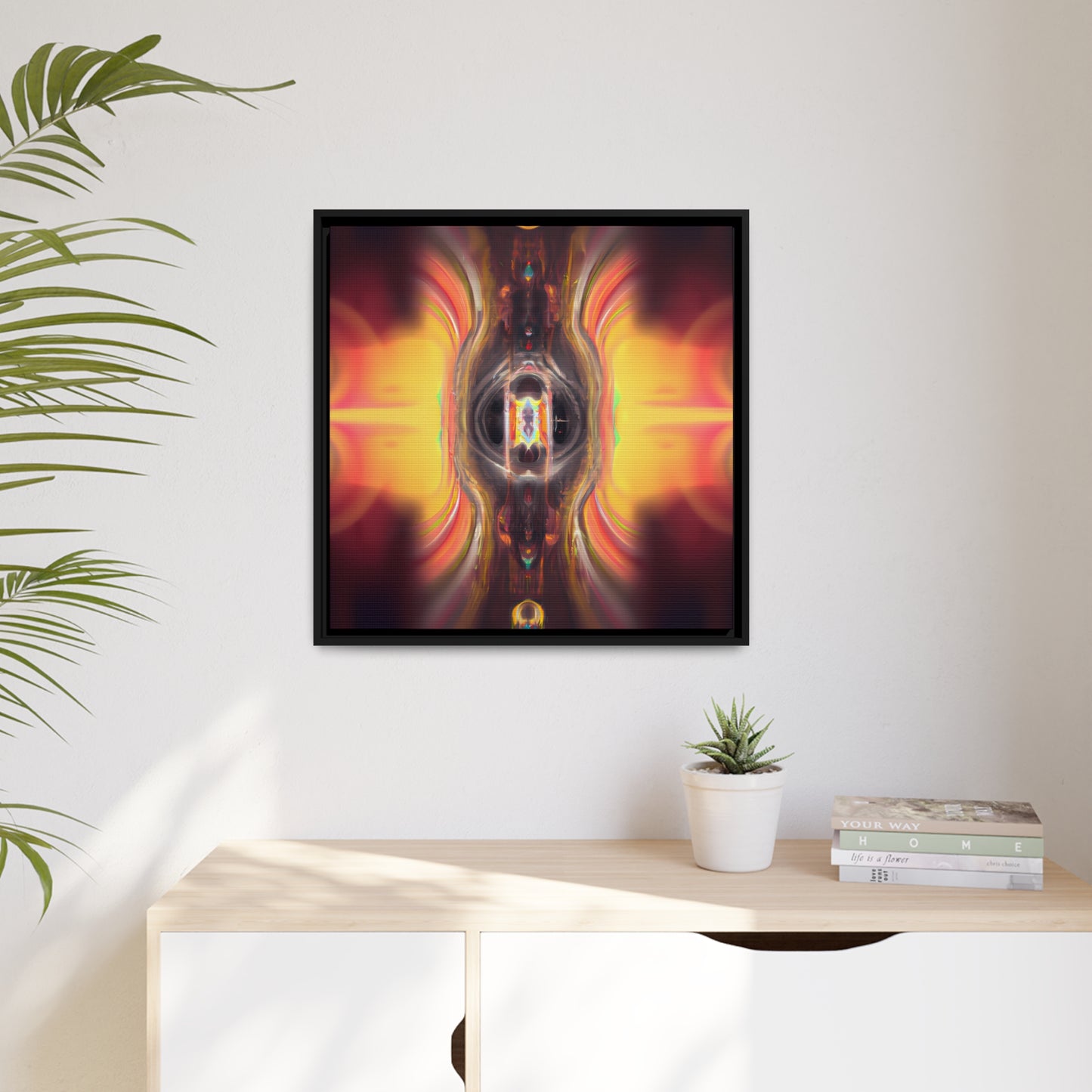 Temporal Flux 7 - on Framed Canvas