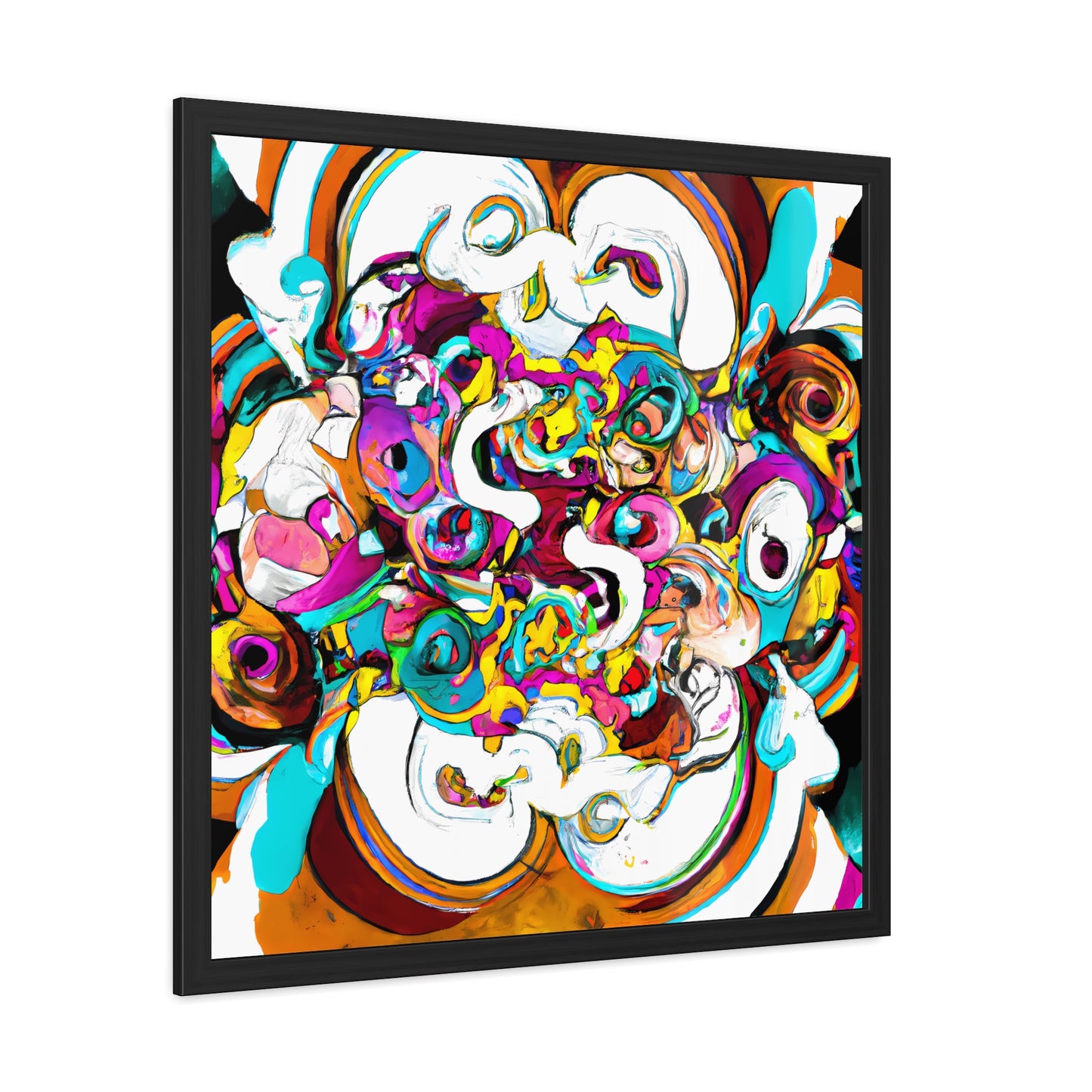 Fabstract 72 - on Framed Print