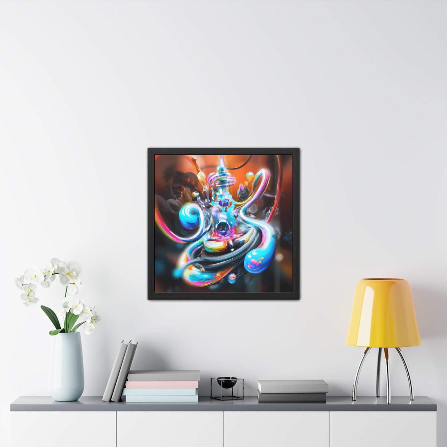 Fabstract 78 - on Framed Print