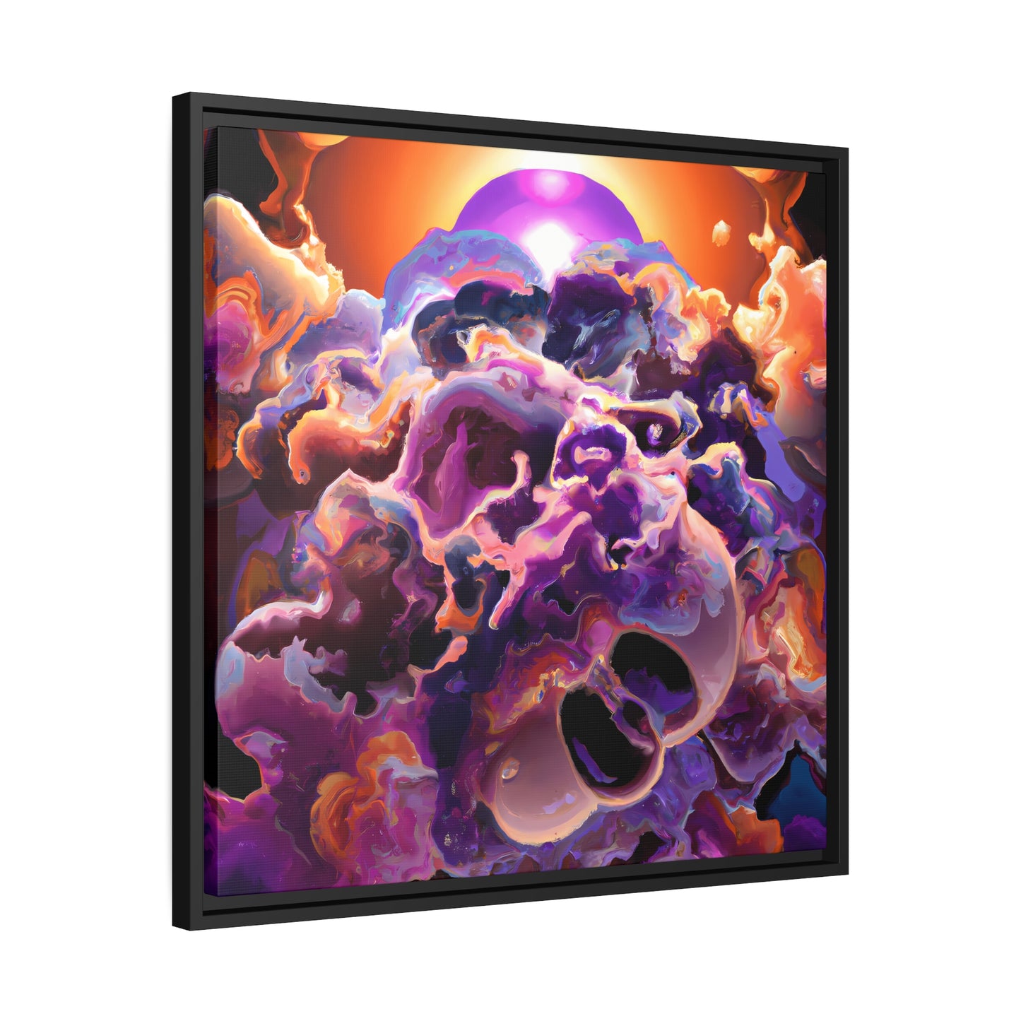 Temporal Flux 5 - on Framed Canvas