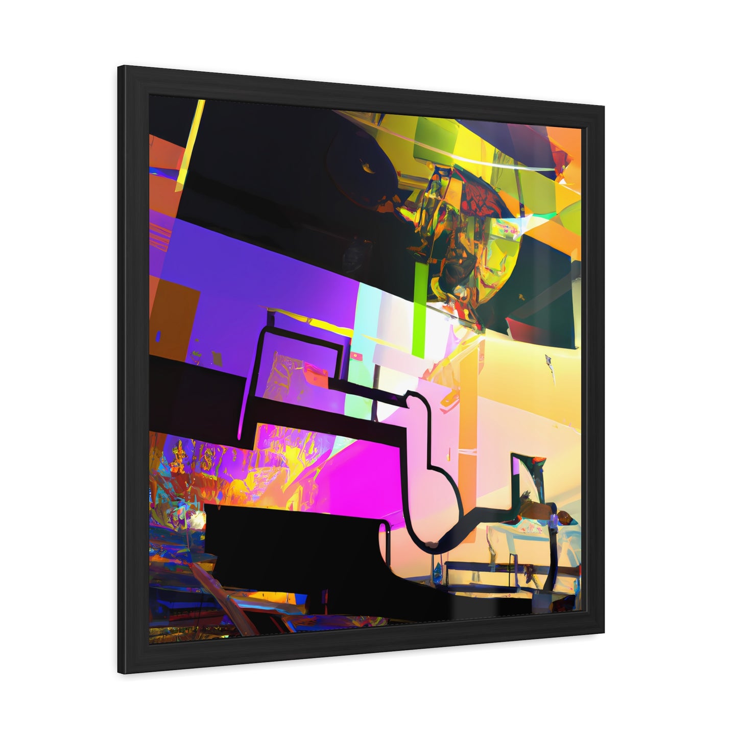 Future Graffiti 5 - on Framed Print