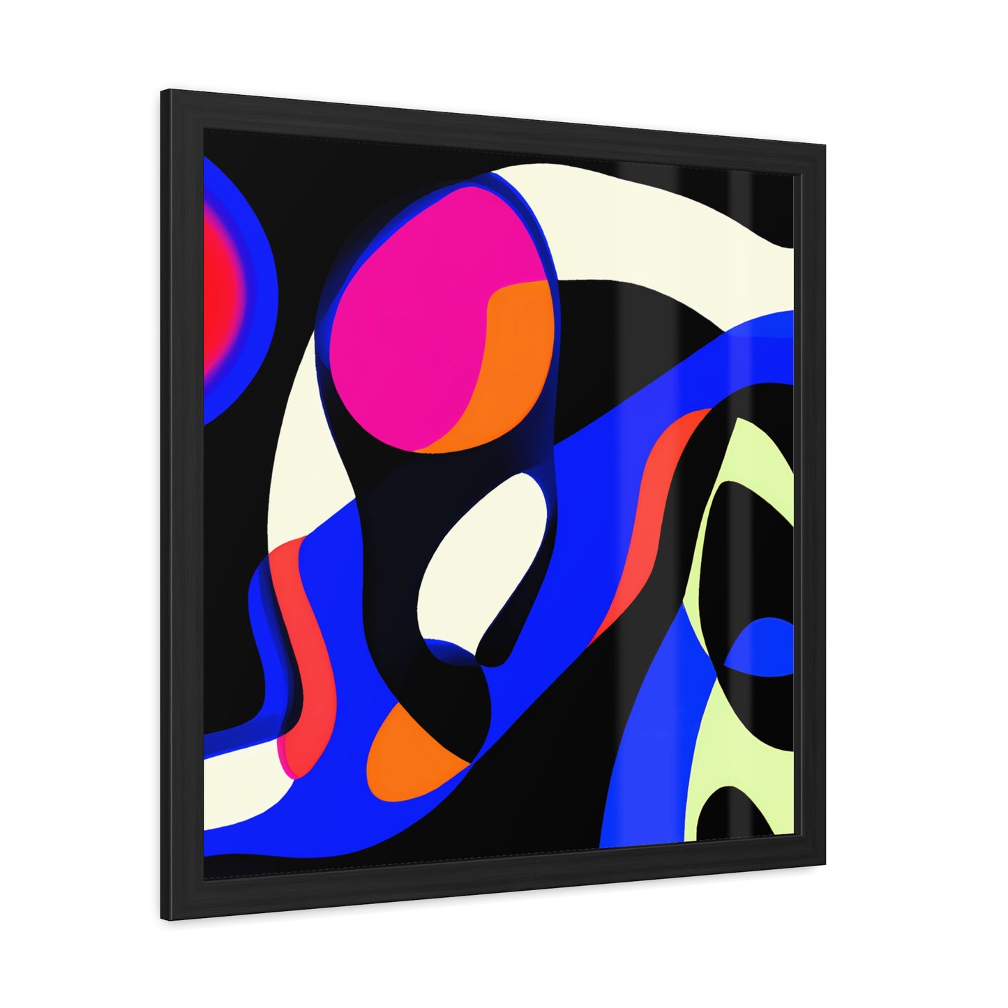 Fabstract 2 - on Framed Print