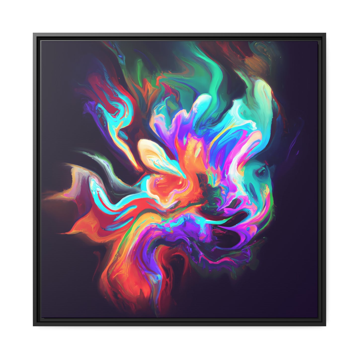 Quantum Euphoria 1 - on Framed Canvas