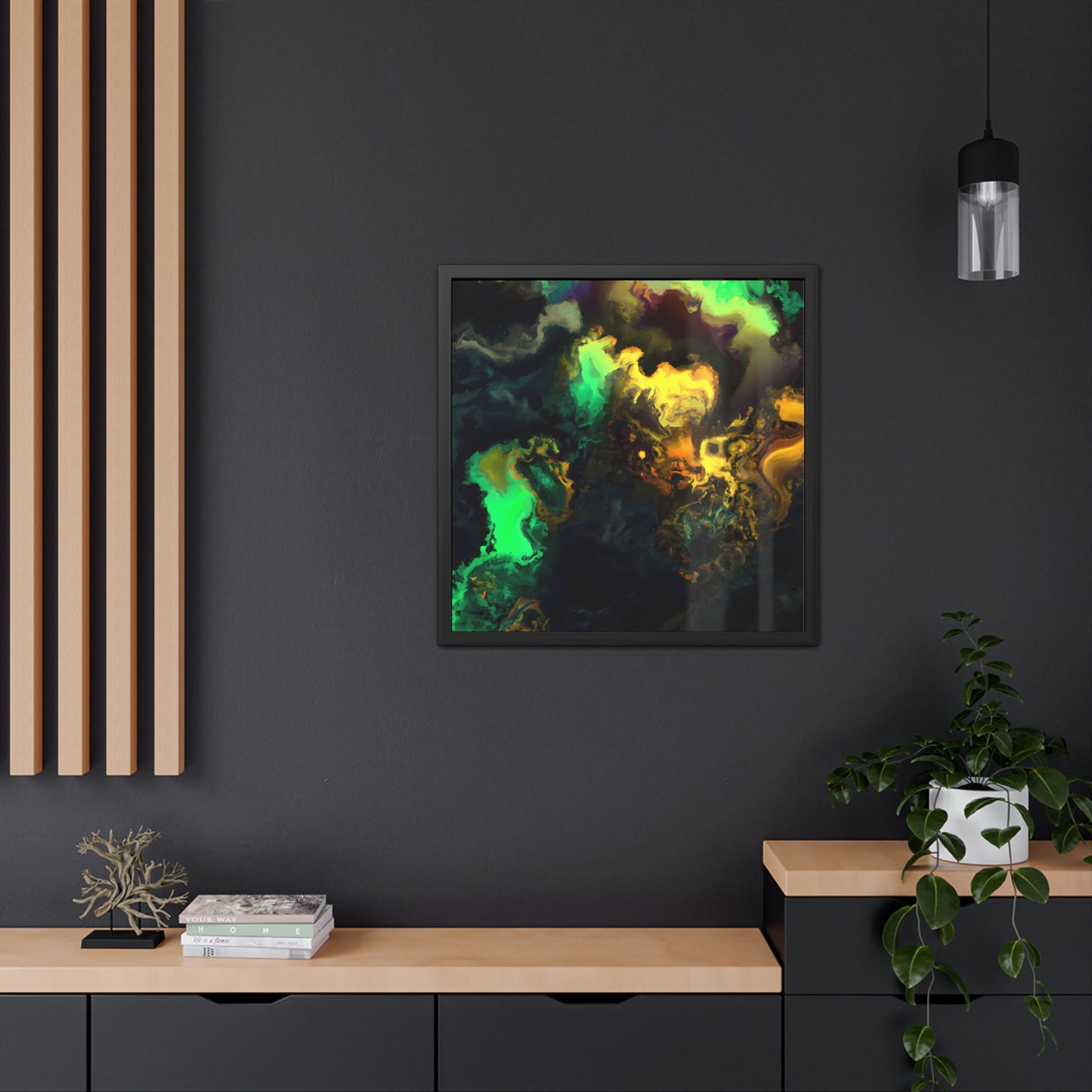 Quantum Euphoria 4 - on Framed Print