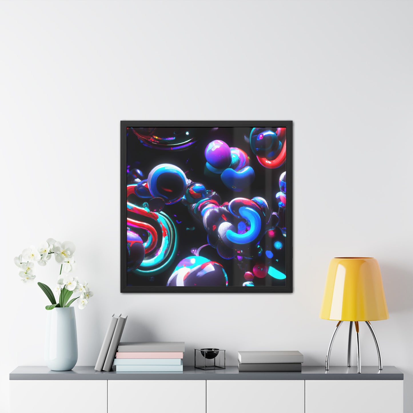 Temporal Flux 19 - on Framed Print