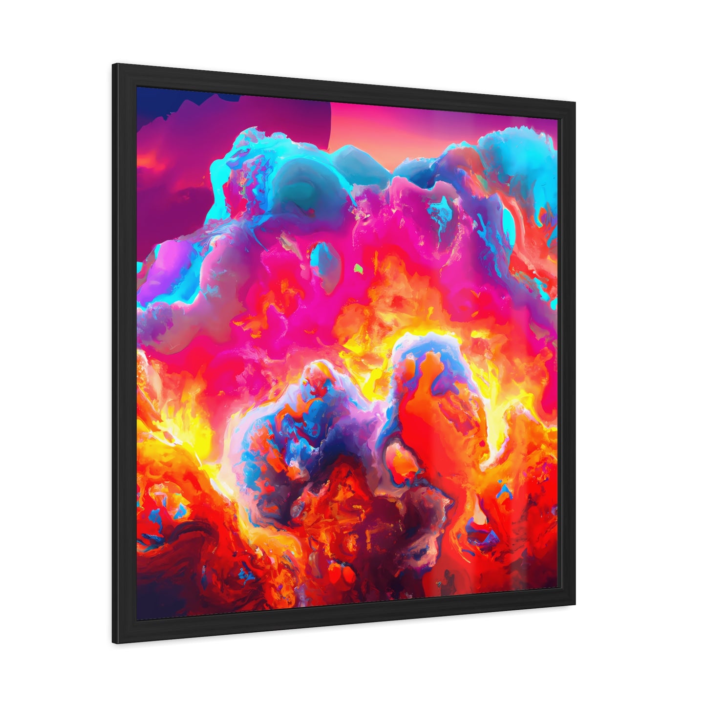 Fabstract 63 - on Framed Print