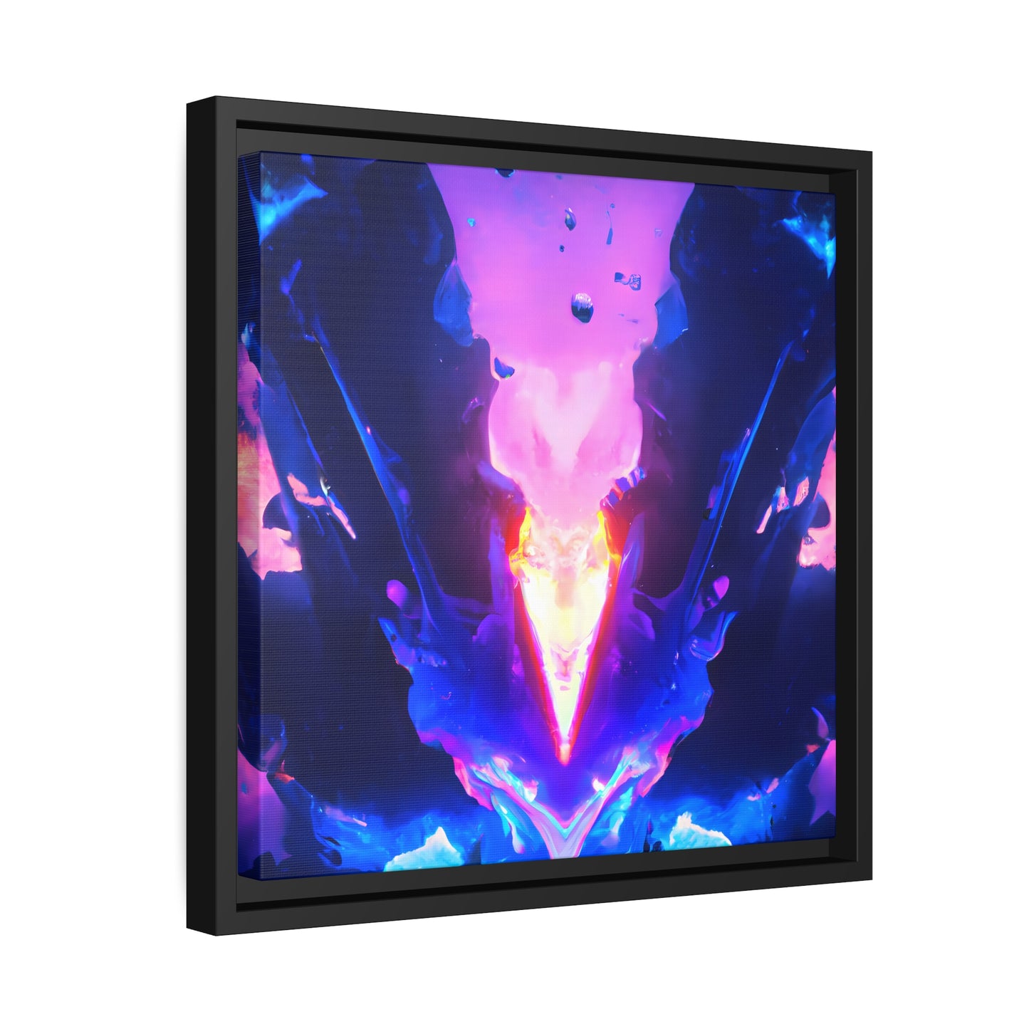 Neon Nexus 11 - on Framed Canvas