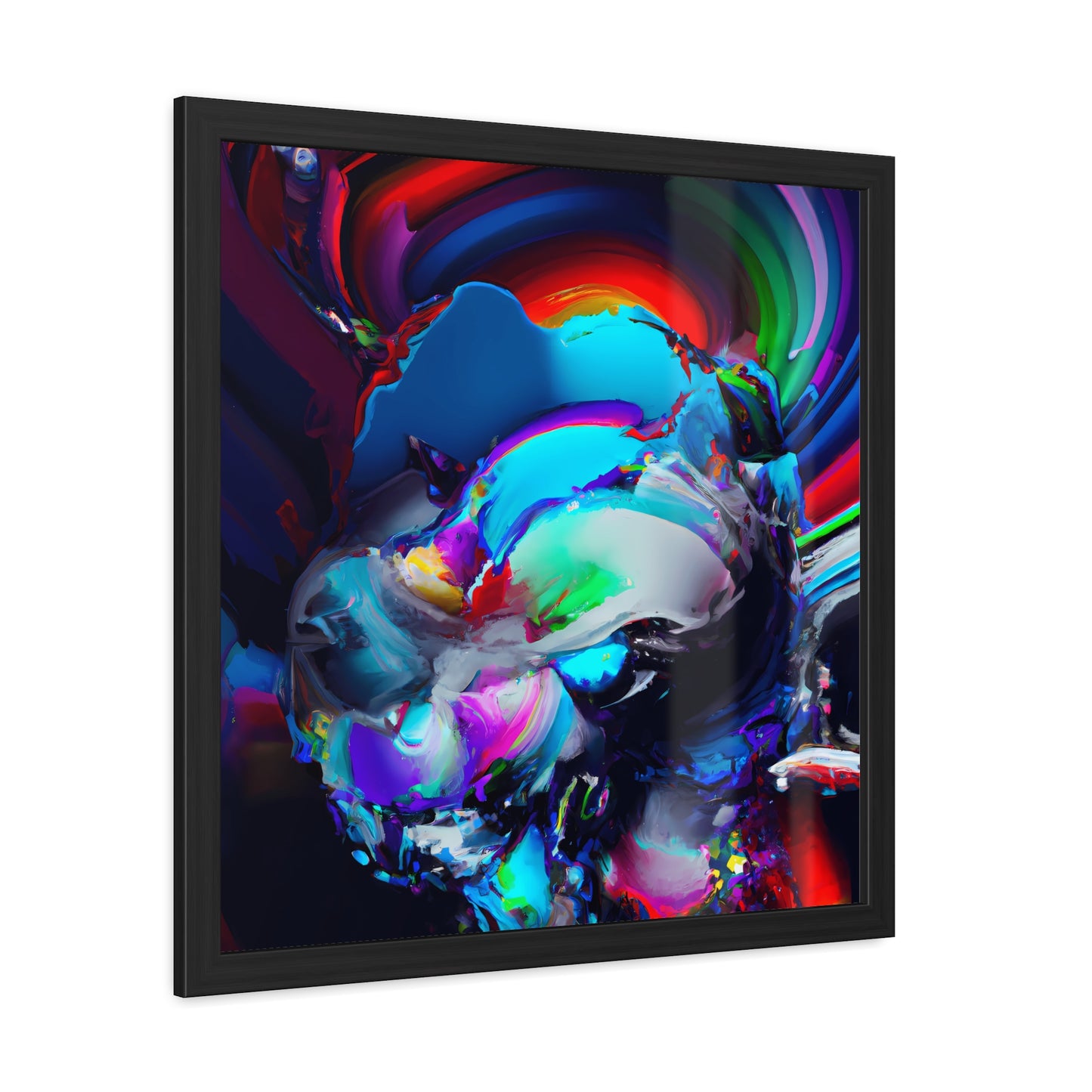 Neon Nexus 4 - on Framed Print