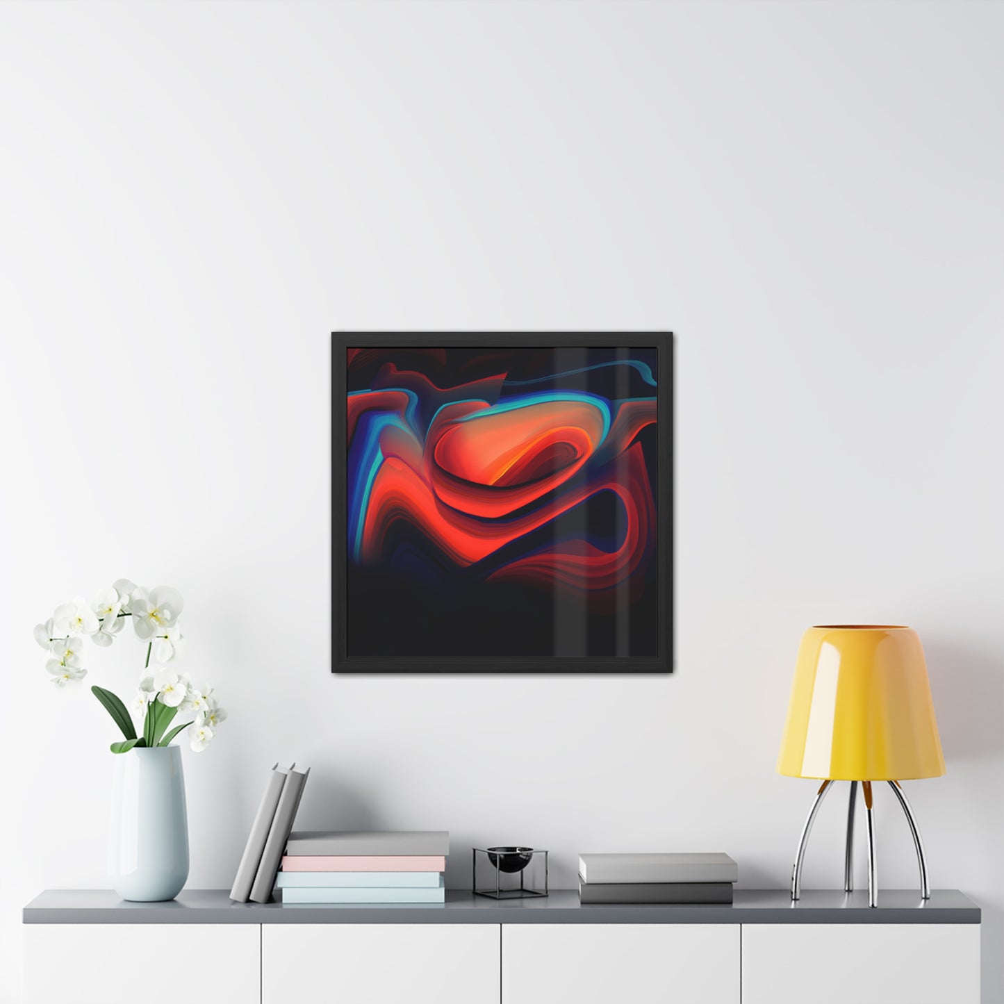 Fabstract 13 - on Framed Print