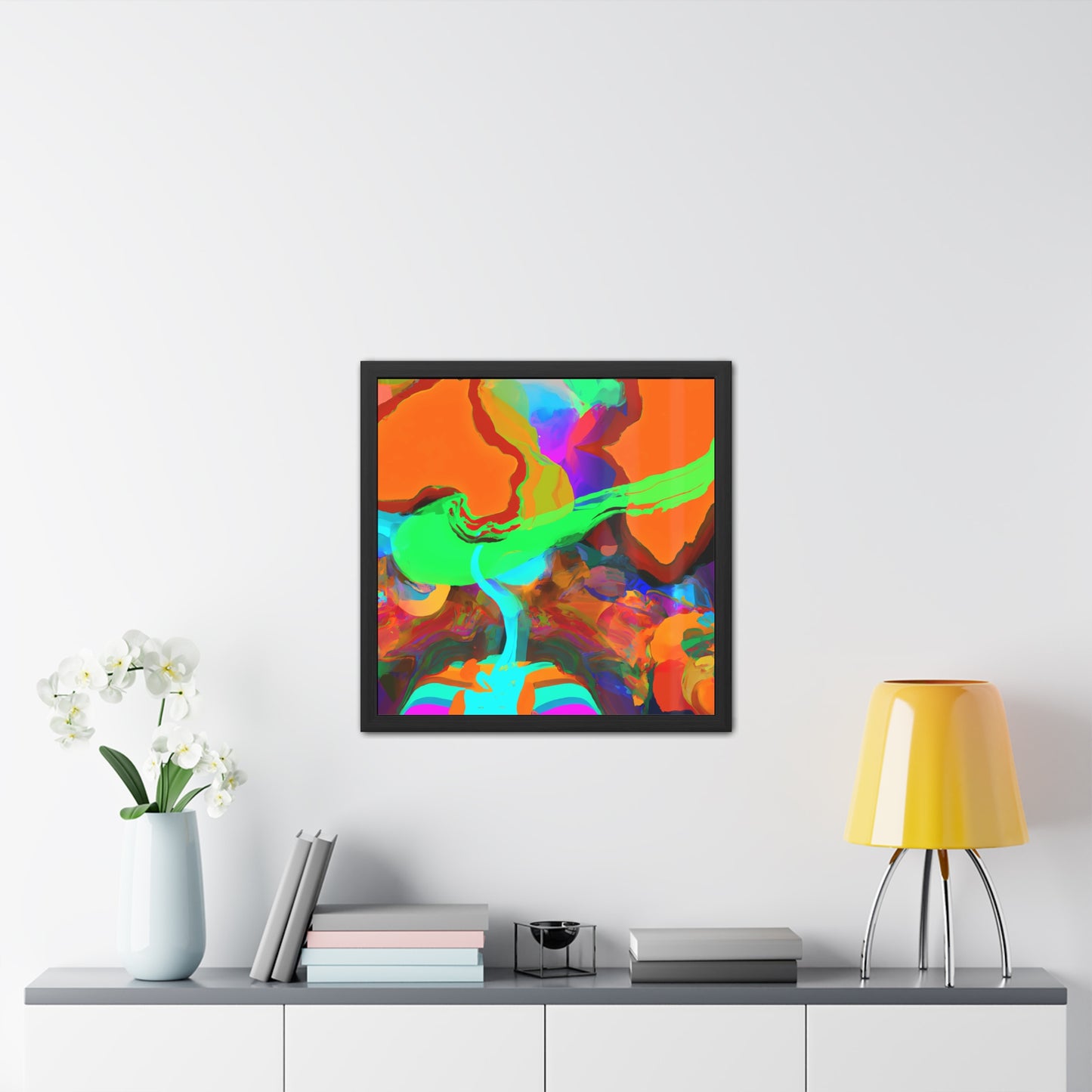 Fabstract 23 - on Framed Print