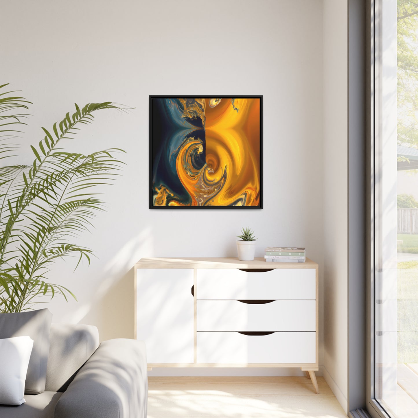 Infinite Perspectives 5 - on Framed Canvas