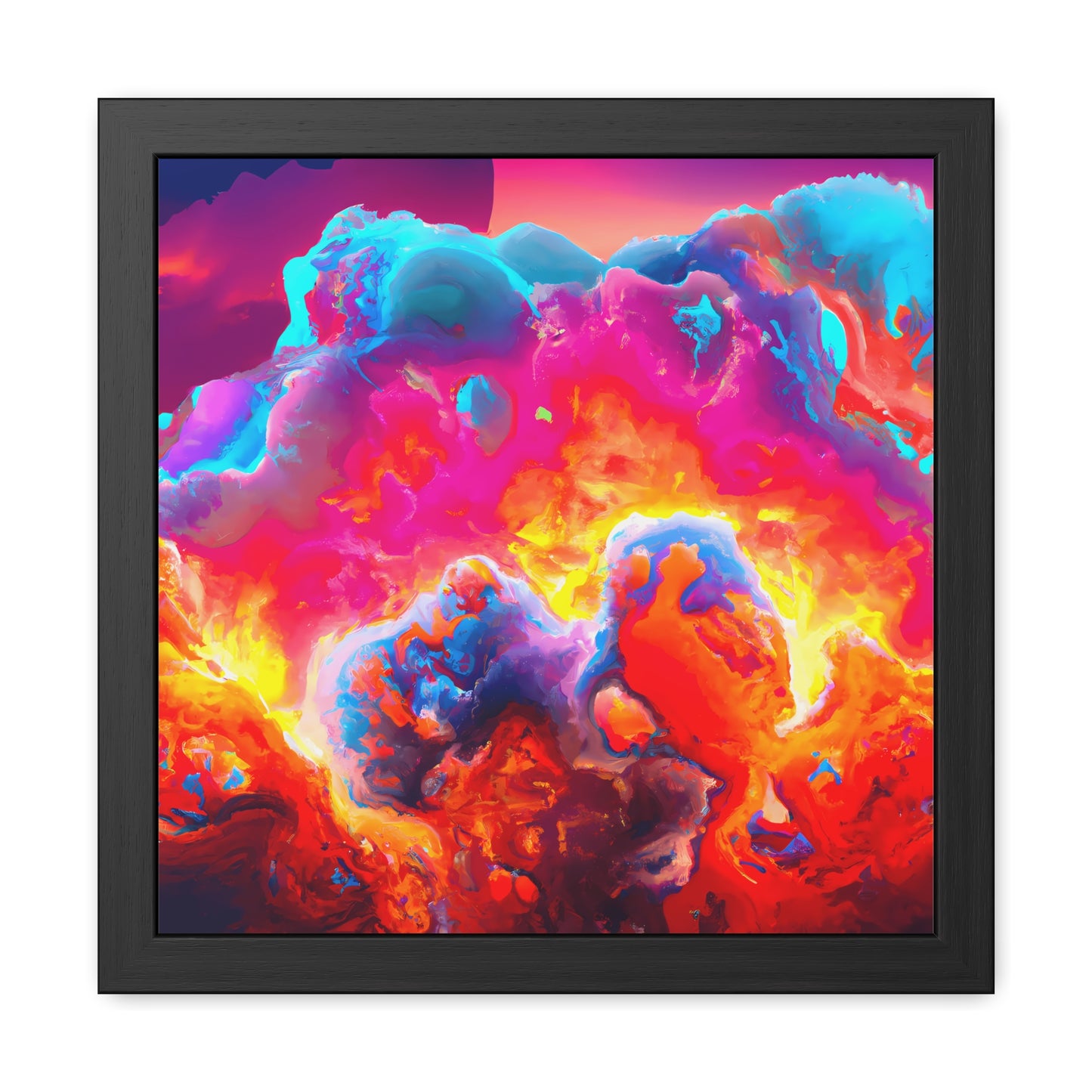 Fabstract 63 - on Framed Print