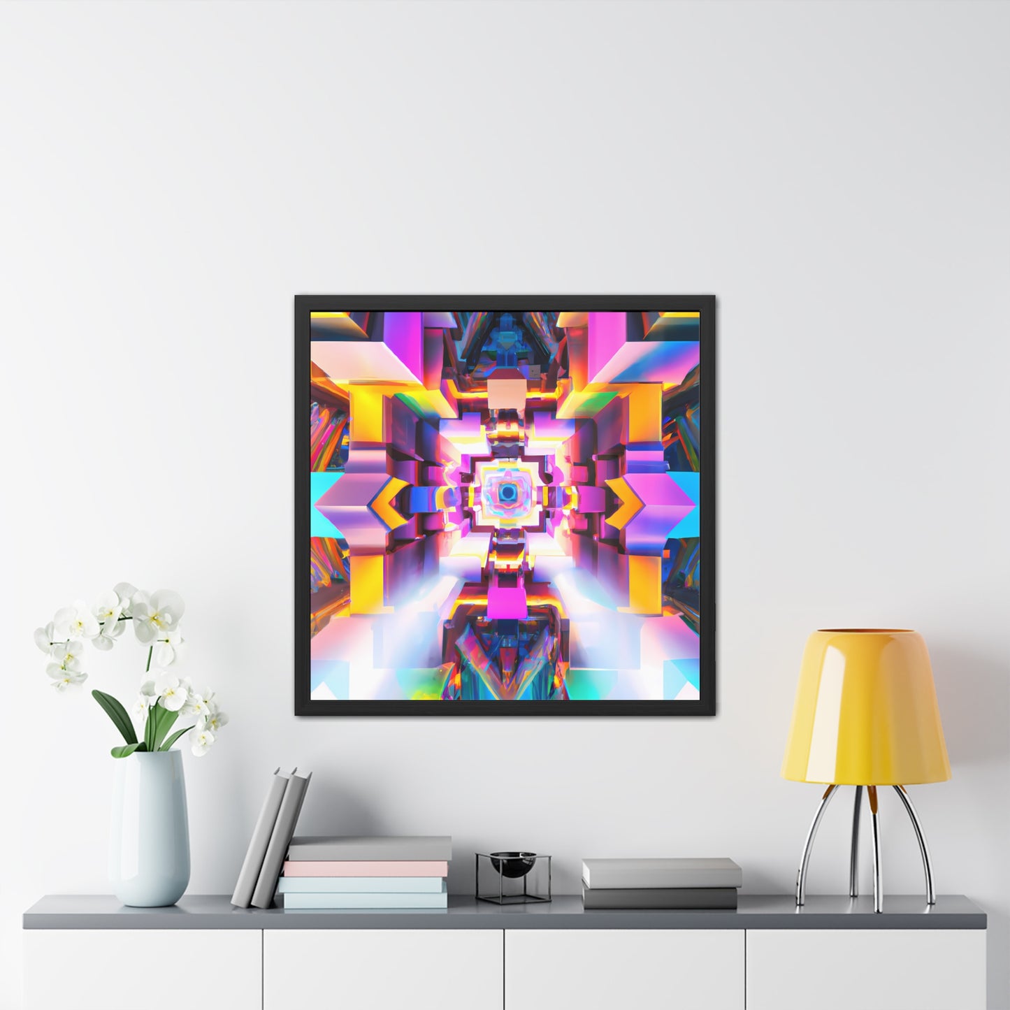 Temporal Flux 1 - on Framed Print