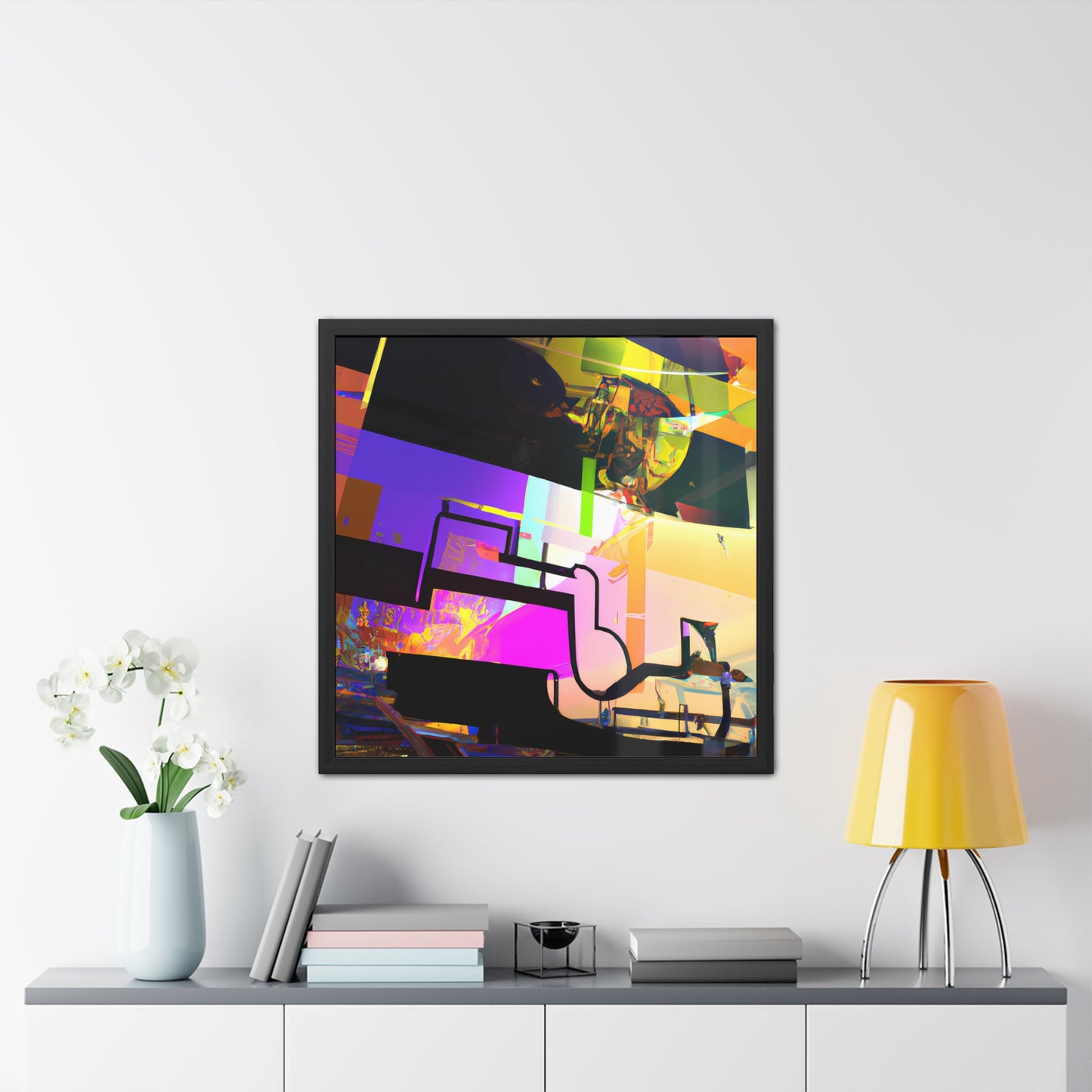 Future Graffiti 5 - on Framed Print