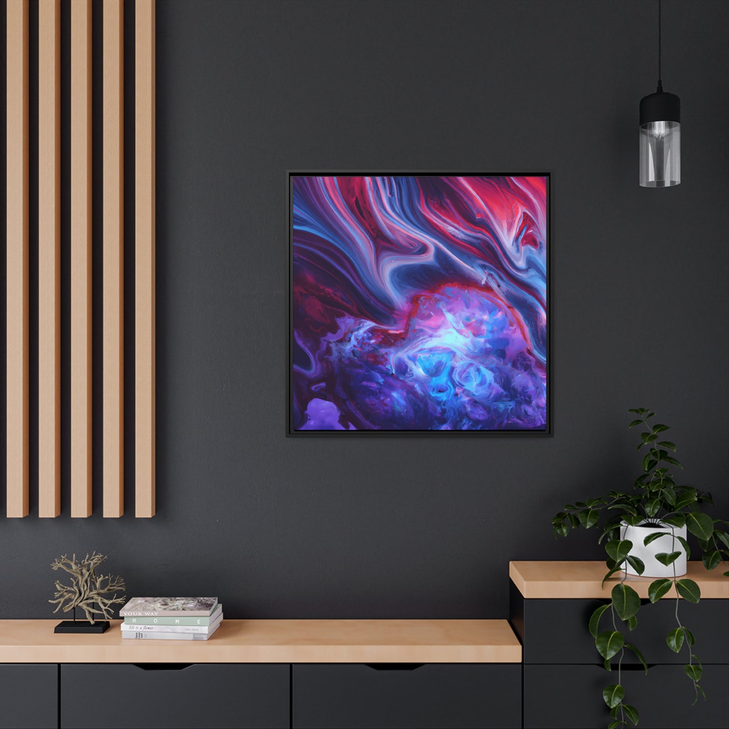 Quantum Euphoria 2 - on Framed Canvas