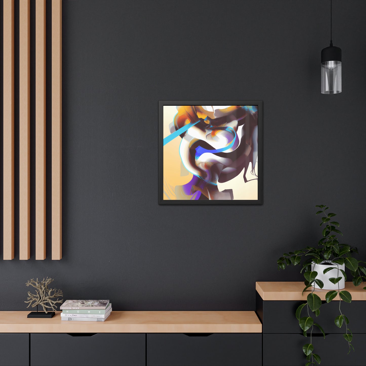 Fabstract 43 - on Framed Print