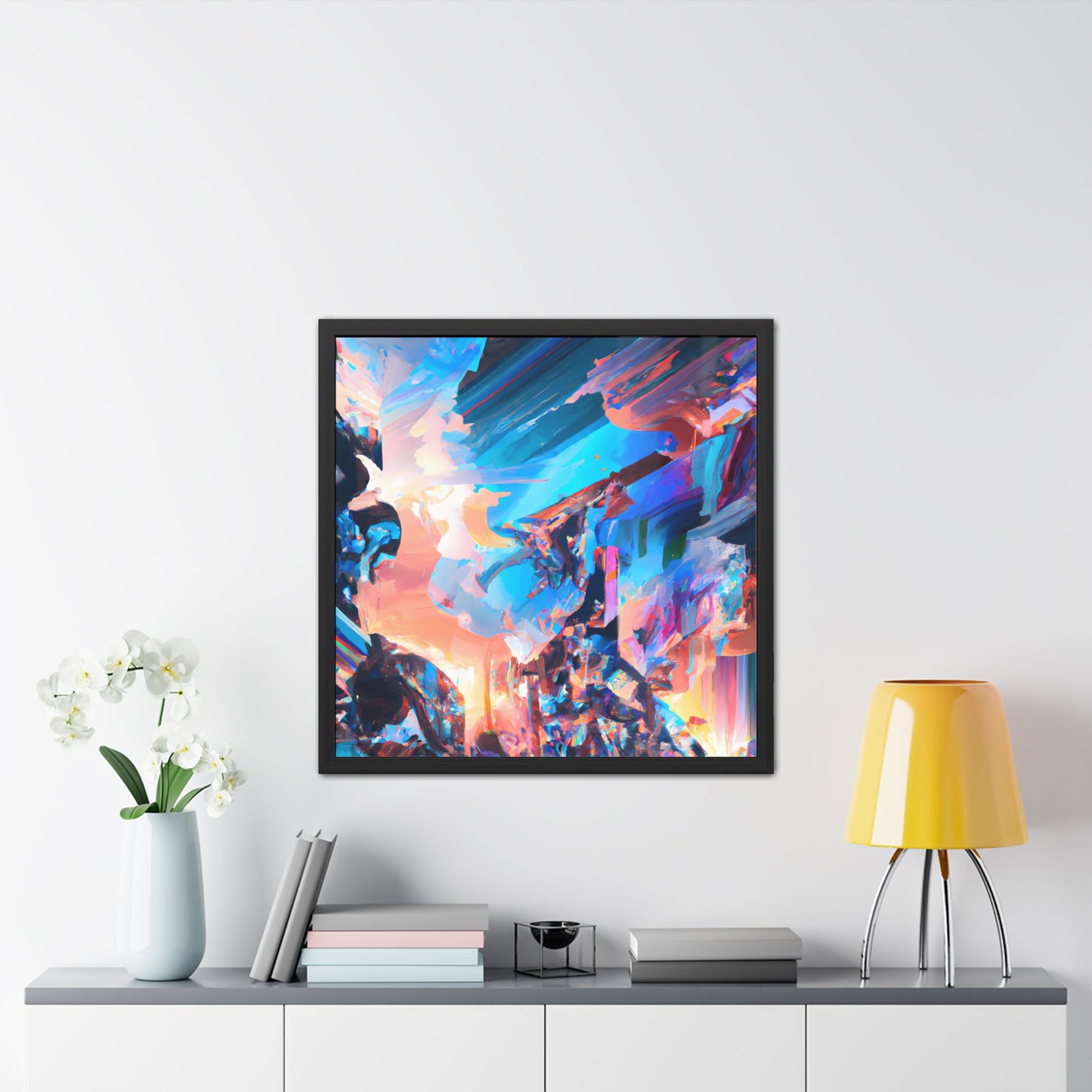 Temporal Flux 14 - on Framed Print