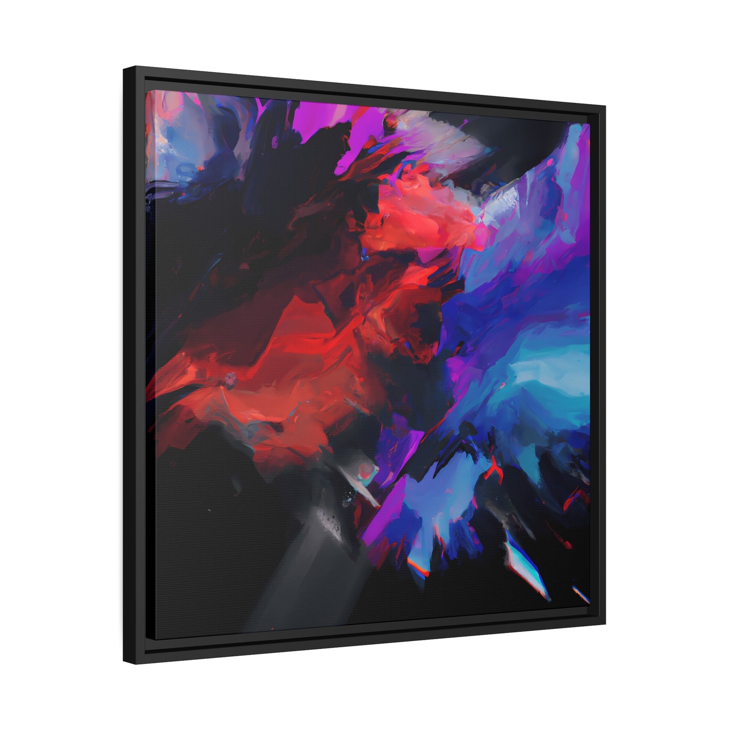 Fabstract 39 - on Framed Canvas