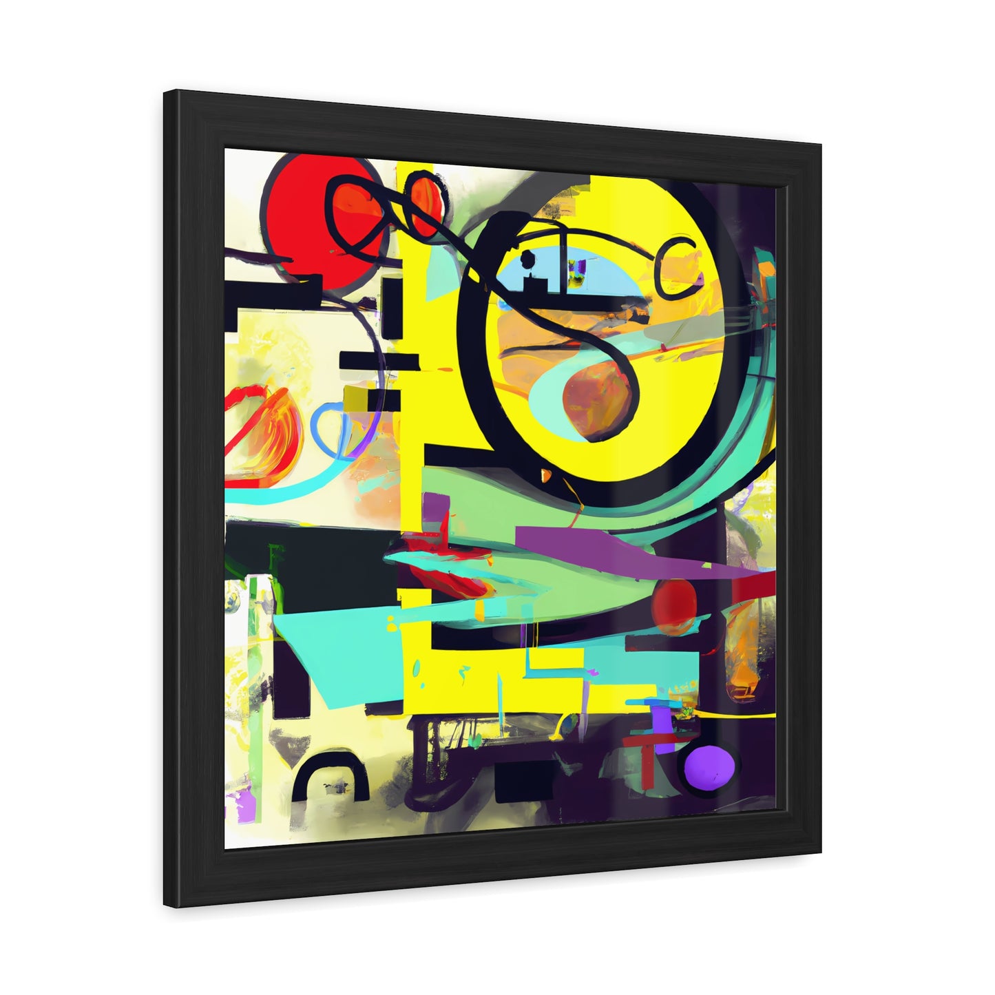 Fabstract 25 - on Framed Print