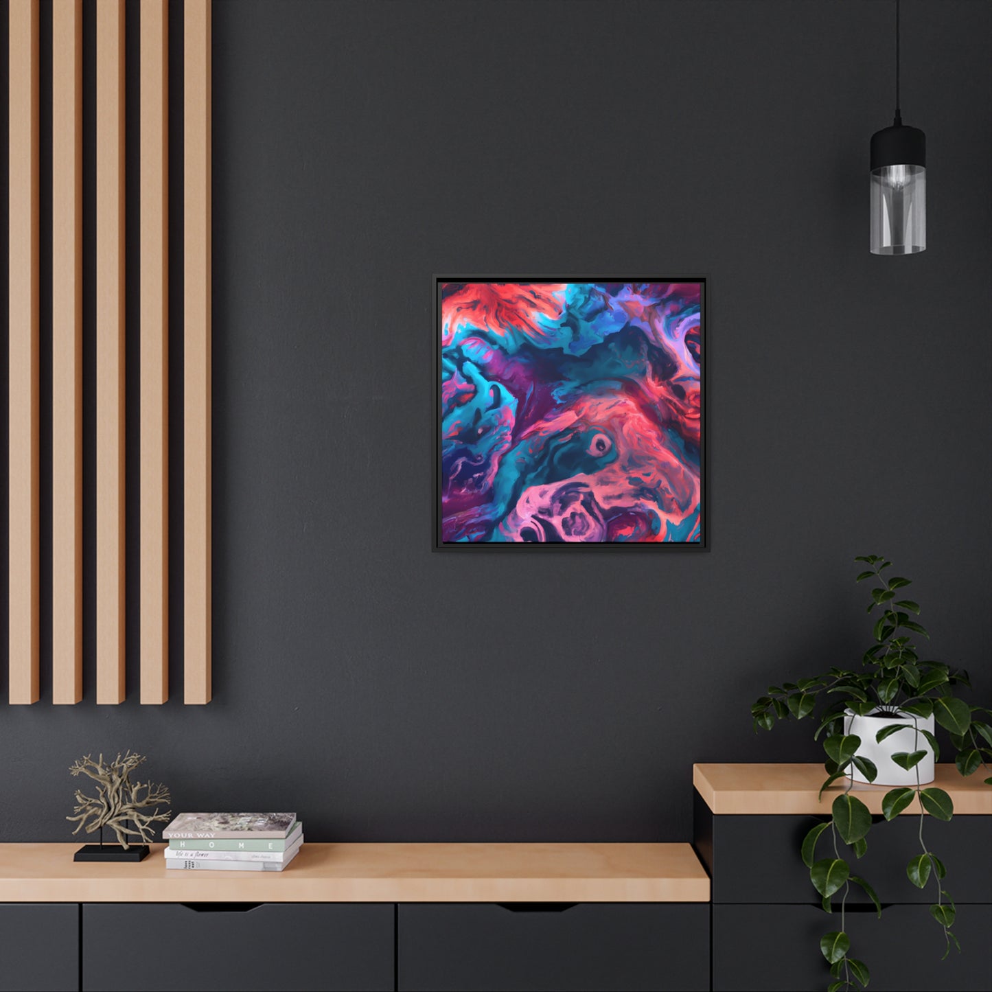 Quantum Euphoria 16 - on Framed Canvas