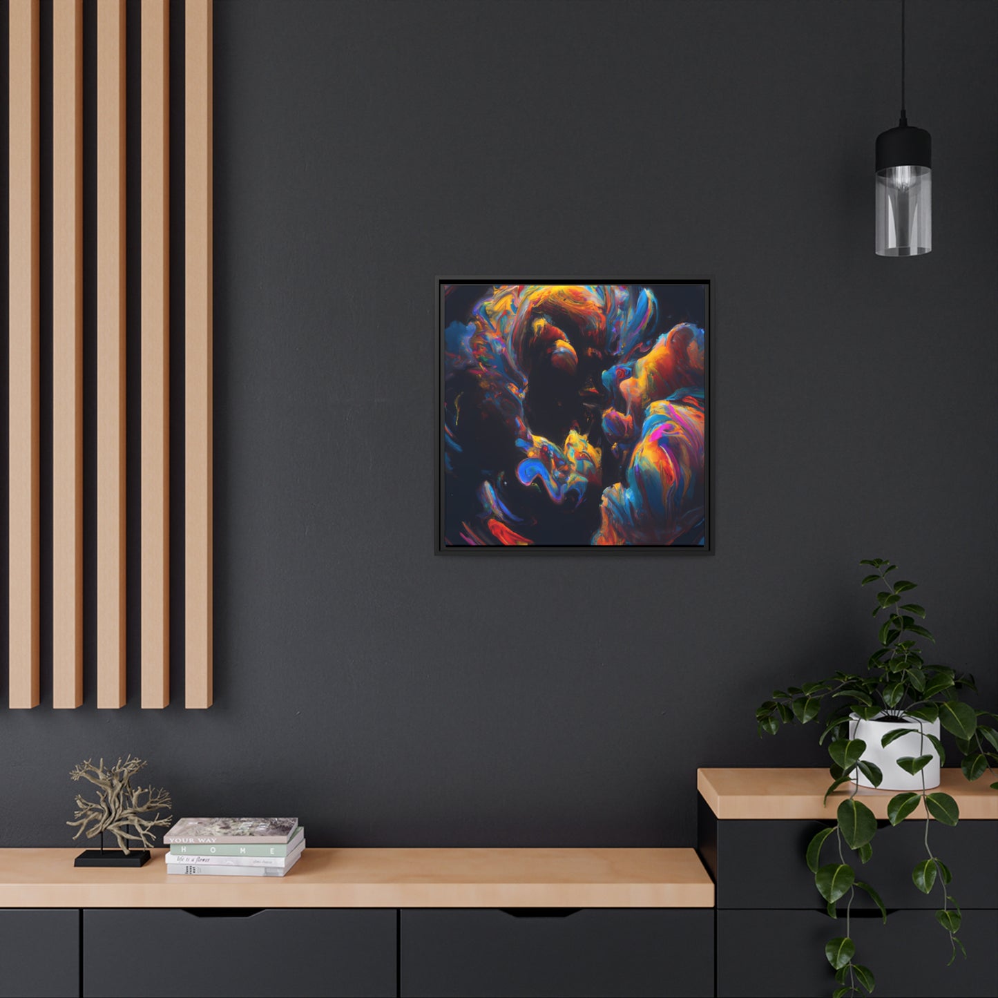 Quantum Euphoria 15 - on Framed Canvas