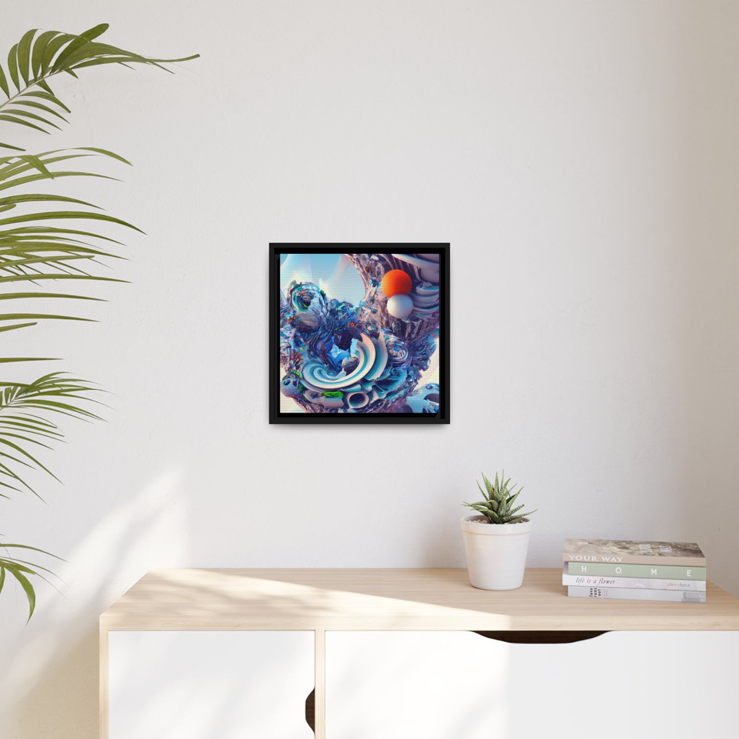 Temporal Flux 2 - on Framed Canvas