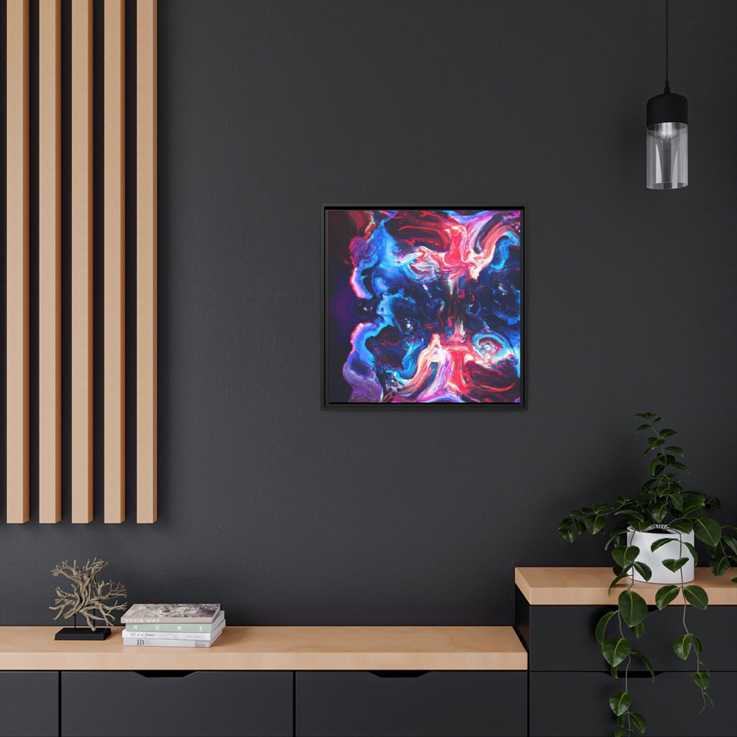 Quantum Euphoria 5 - on Framed Canvas