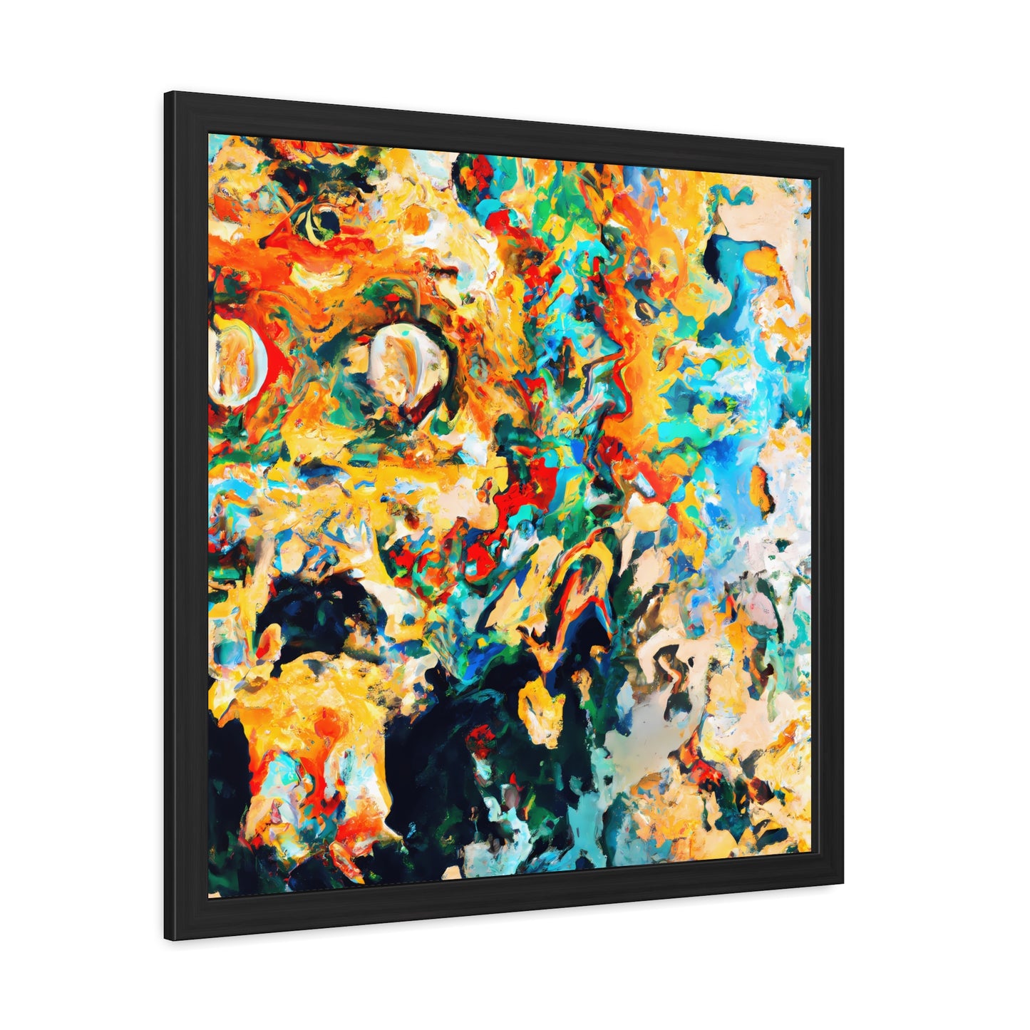 Fabstract 115 - on Framed Print