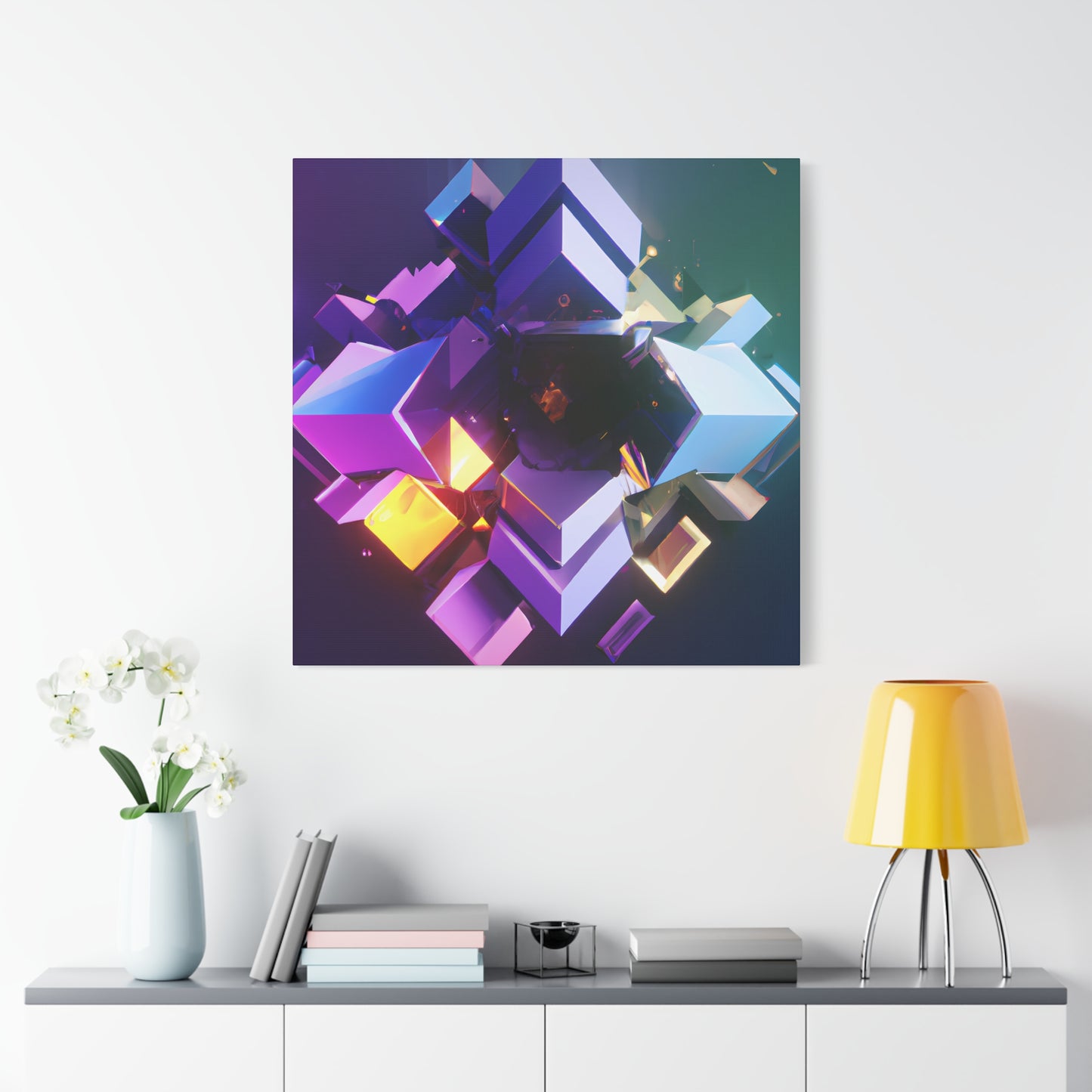 Temporal Flux 14 - on Canvas