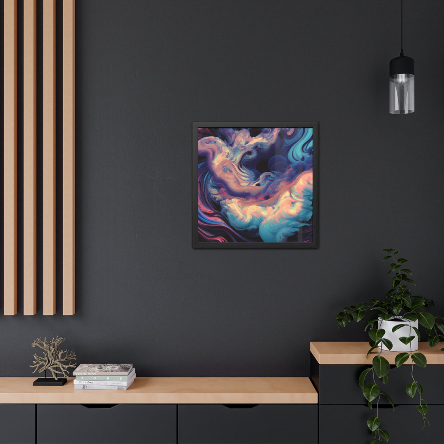 Quantum Euphoria 9 - on Framed Print