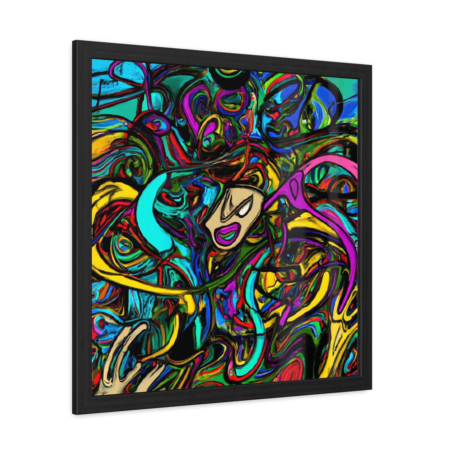 Fabstract 82 - on Framed Print