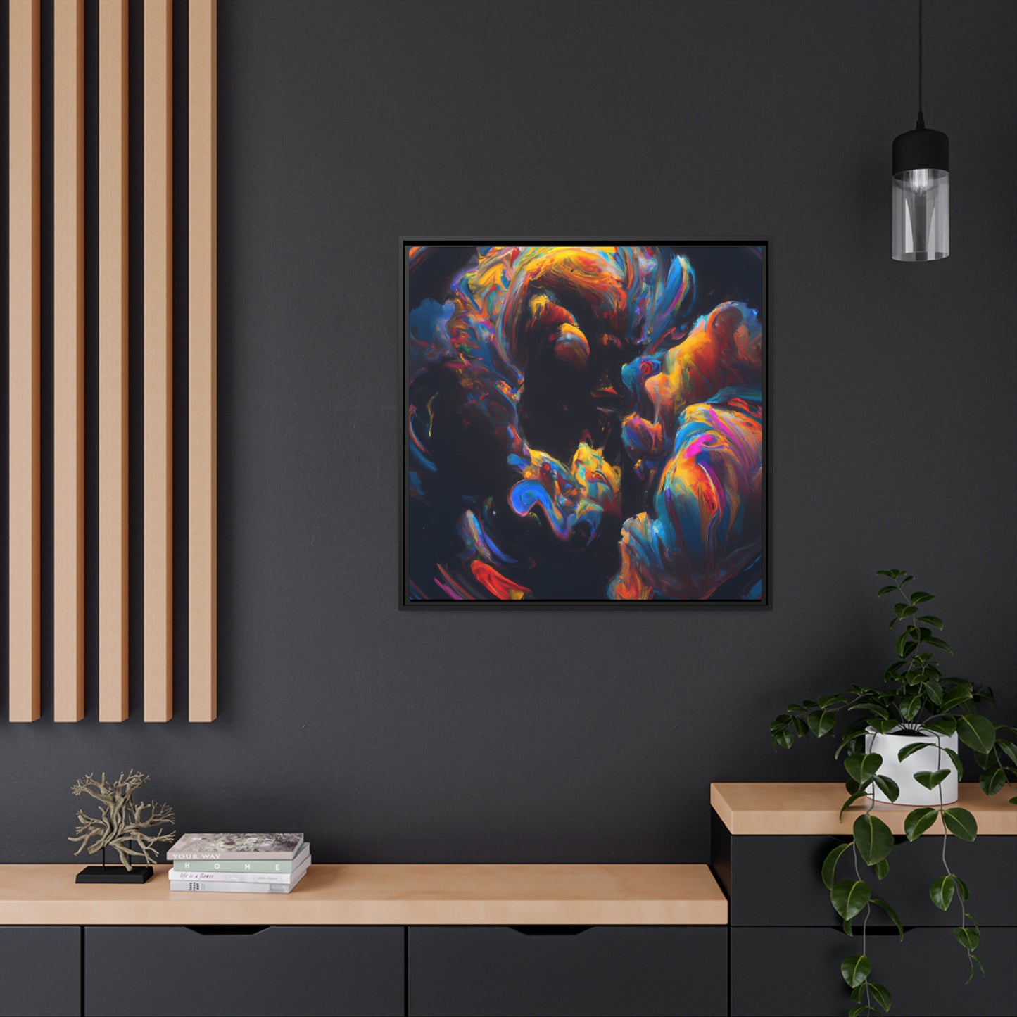 Quantum Euphoria 15 - on Framed Canvas