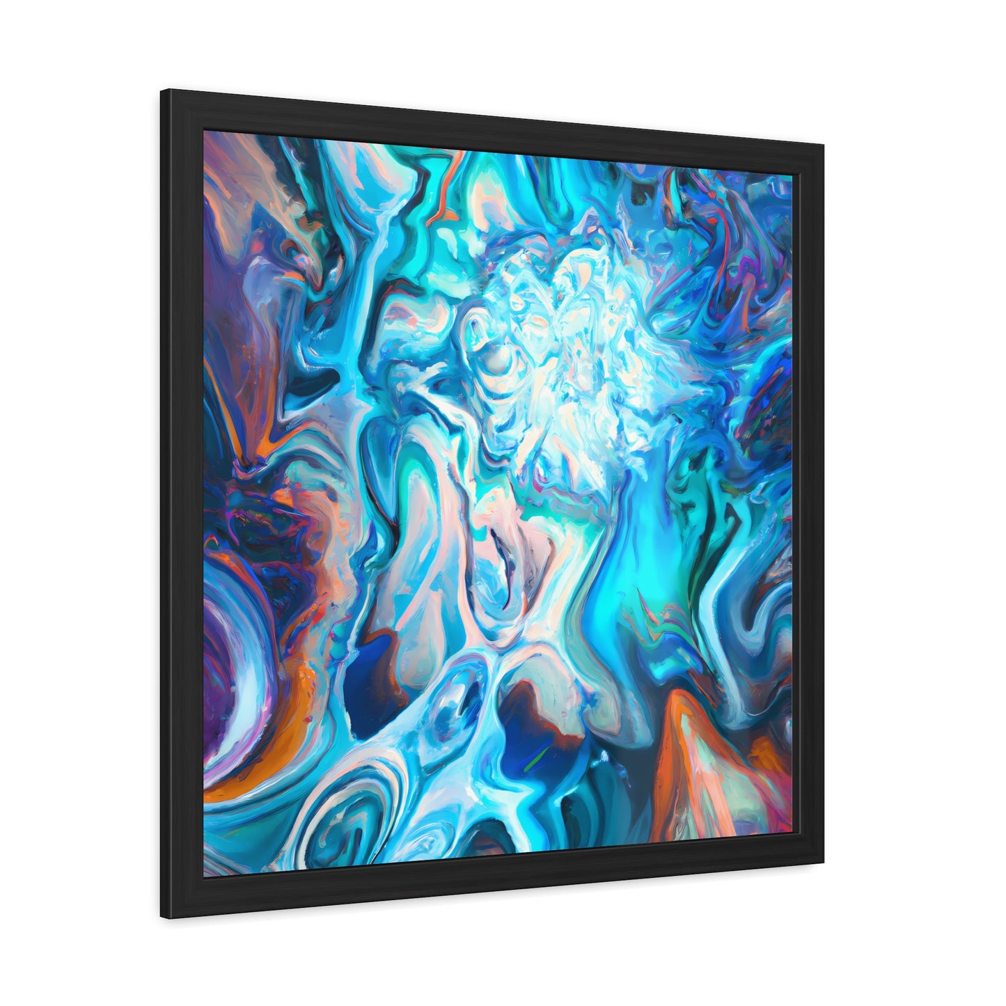 Fabstract 113 - on Framed Print